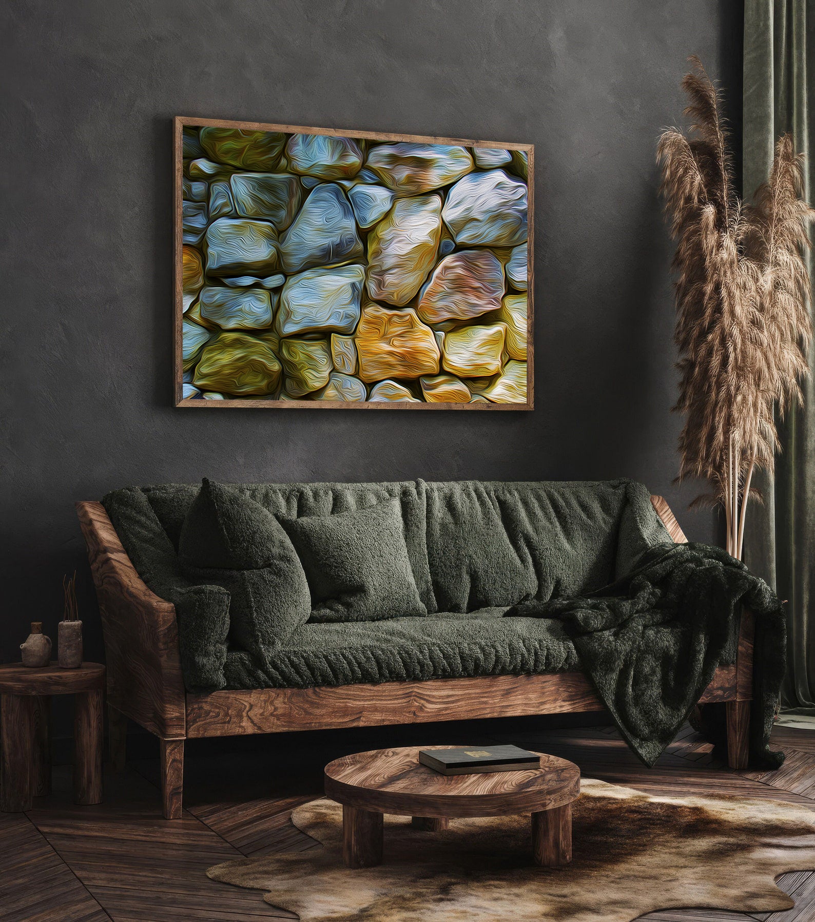 Leinwandbild - Abstrakte Steine