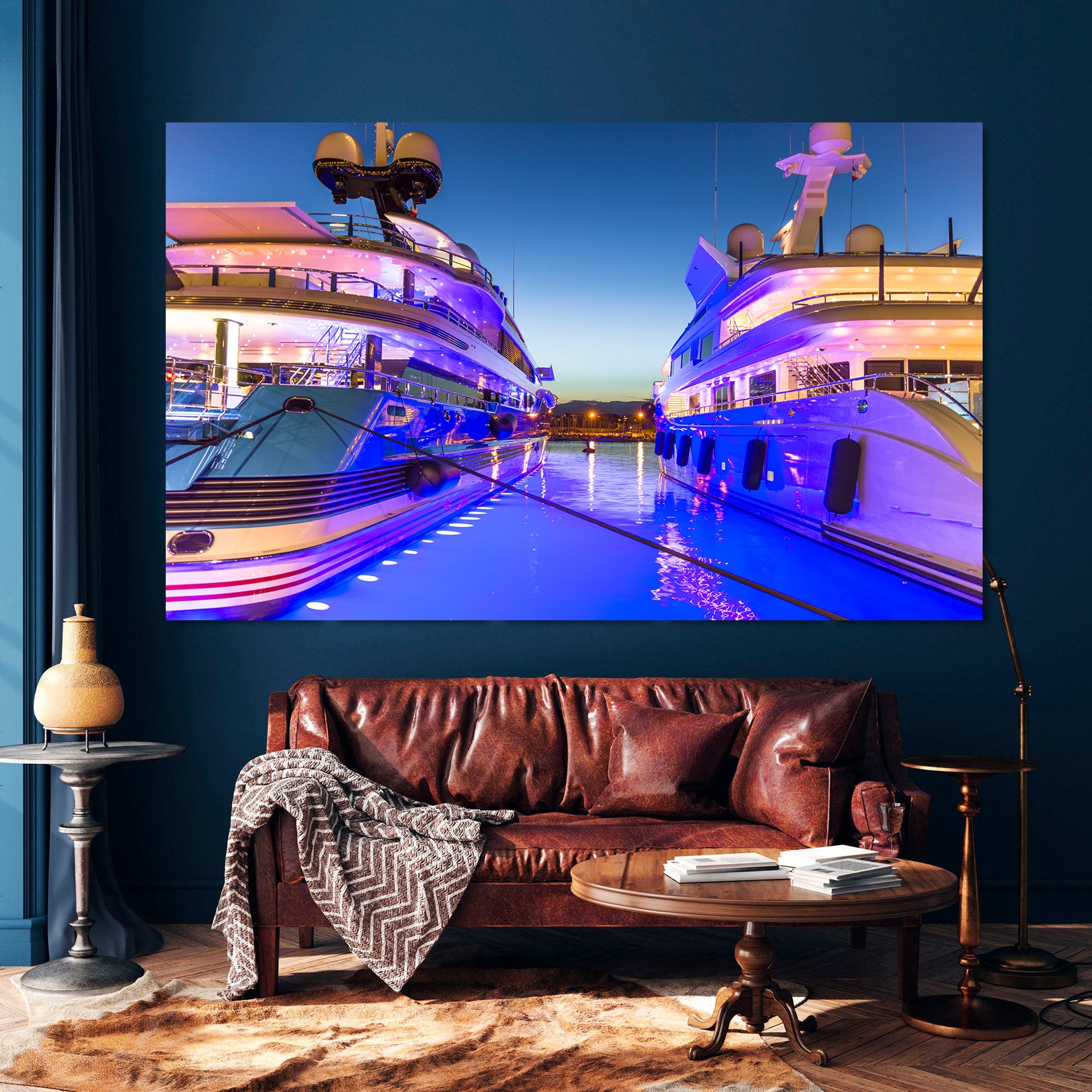 Peinture sur toile - Yachts de luxe