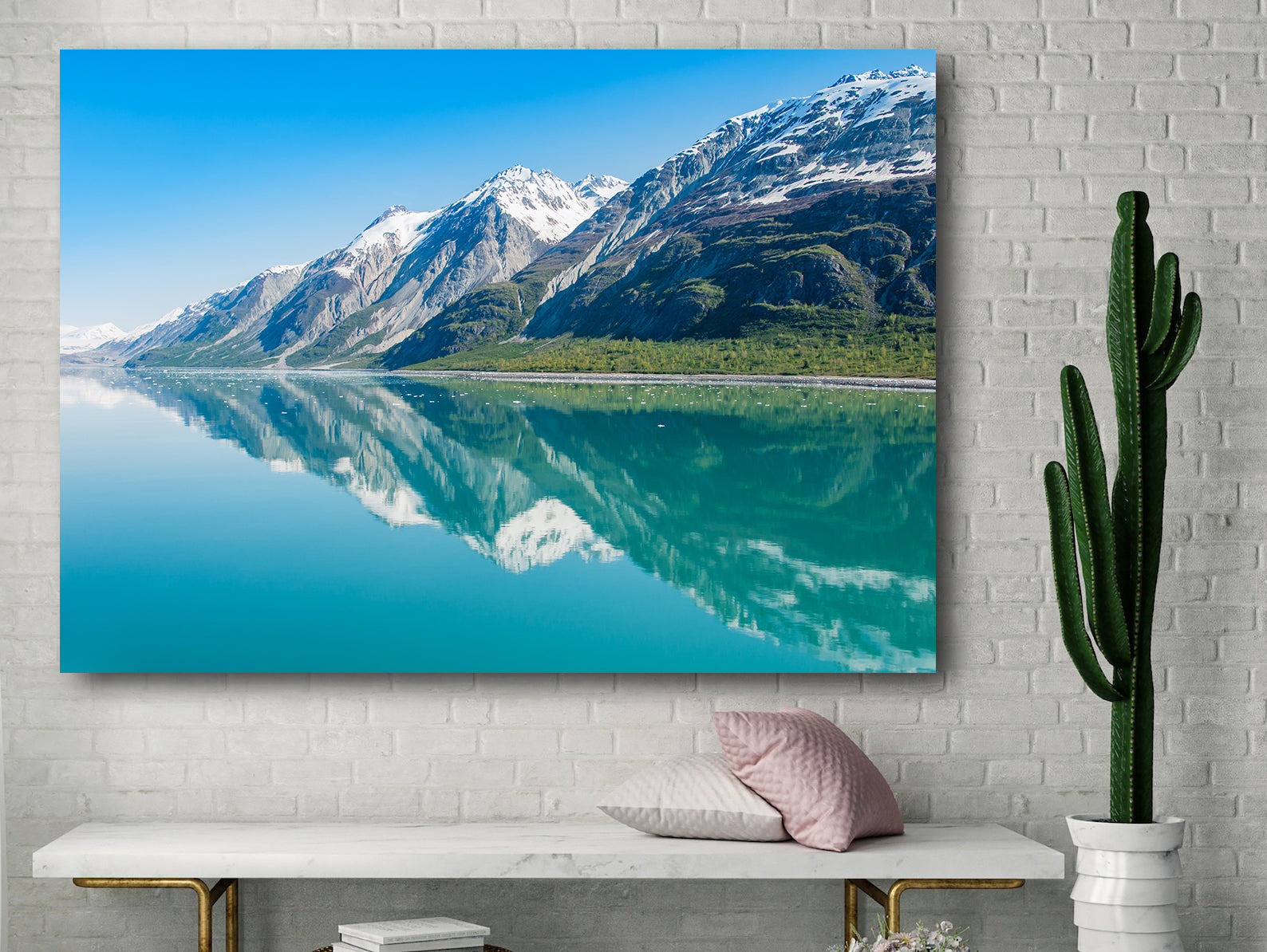 Leinwandbild - Berglandschaft