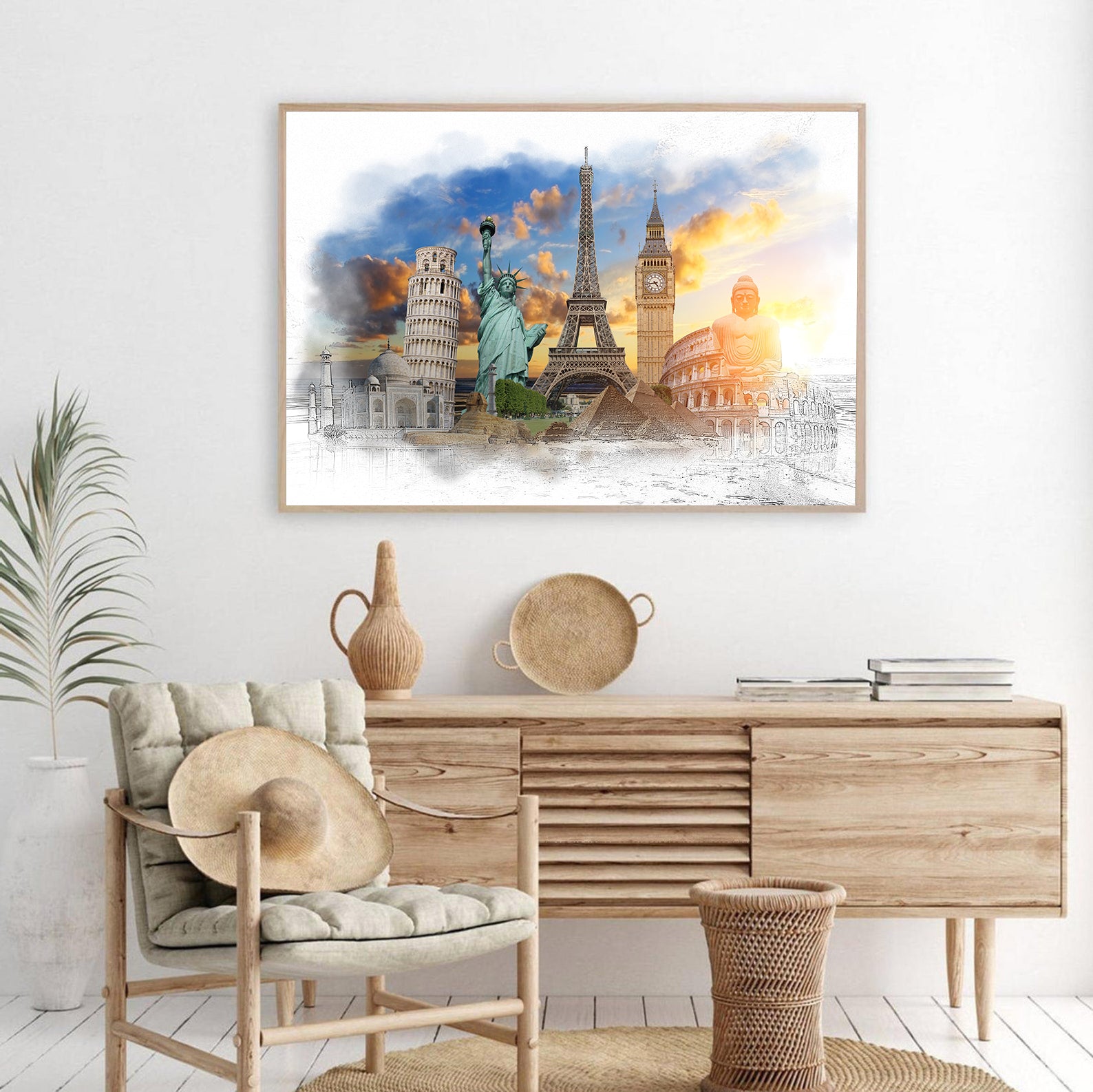 Tableau sur toile - Monuments en mer