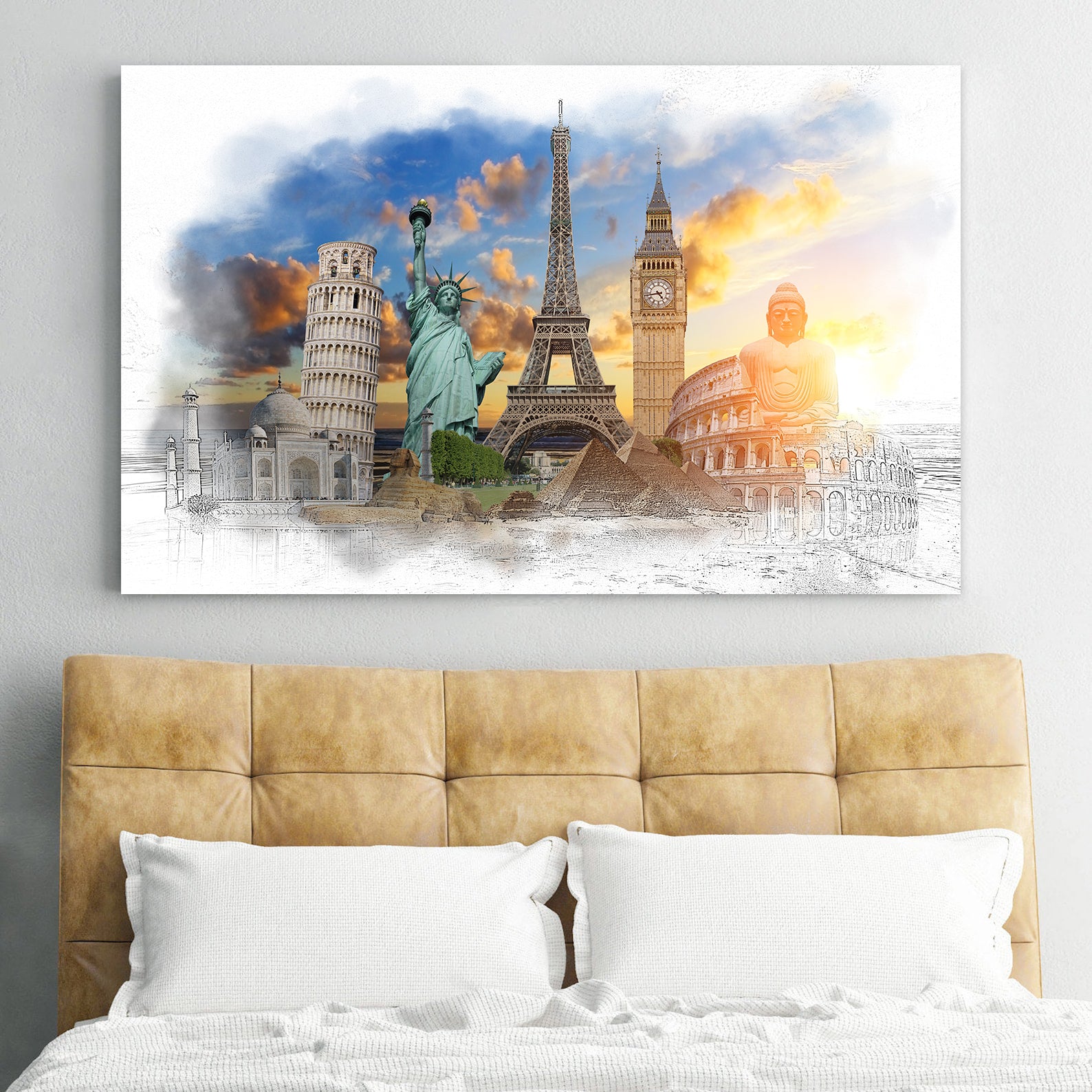 Tableau sur toile - Monuments en mer