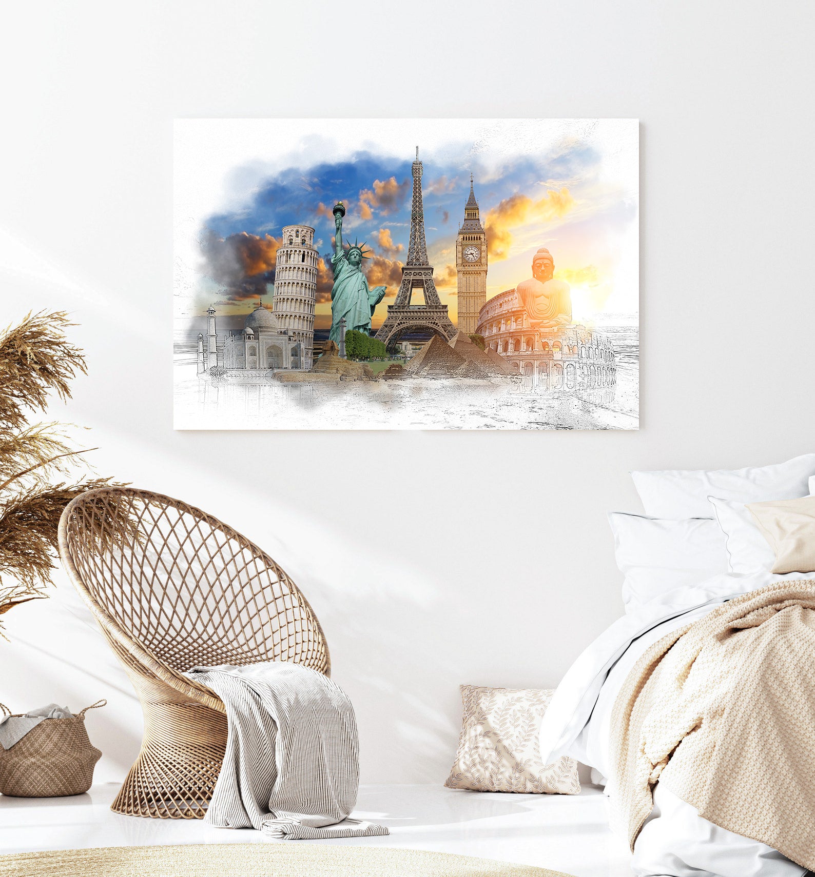 Tableau sur toile - Monuments en mer