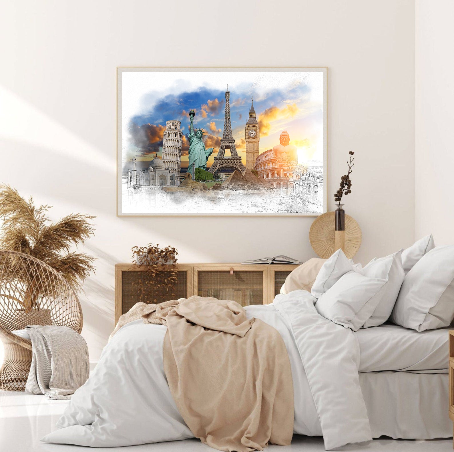 Tableau sur toile - Monuments en mer