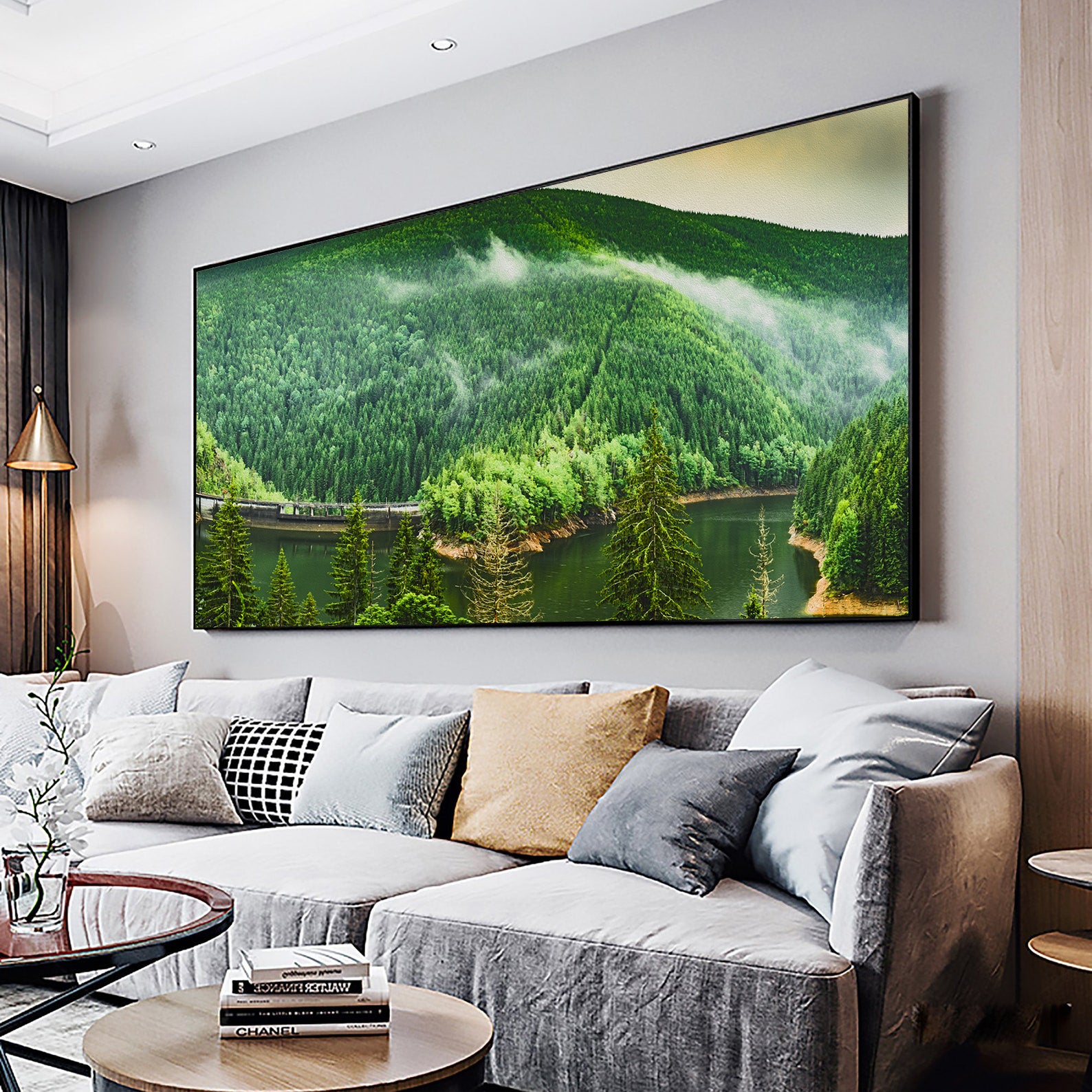 Tablou Canvas - Pădure Verde Peisaj