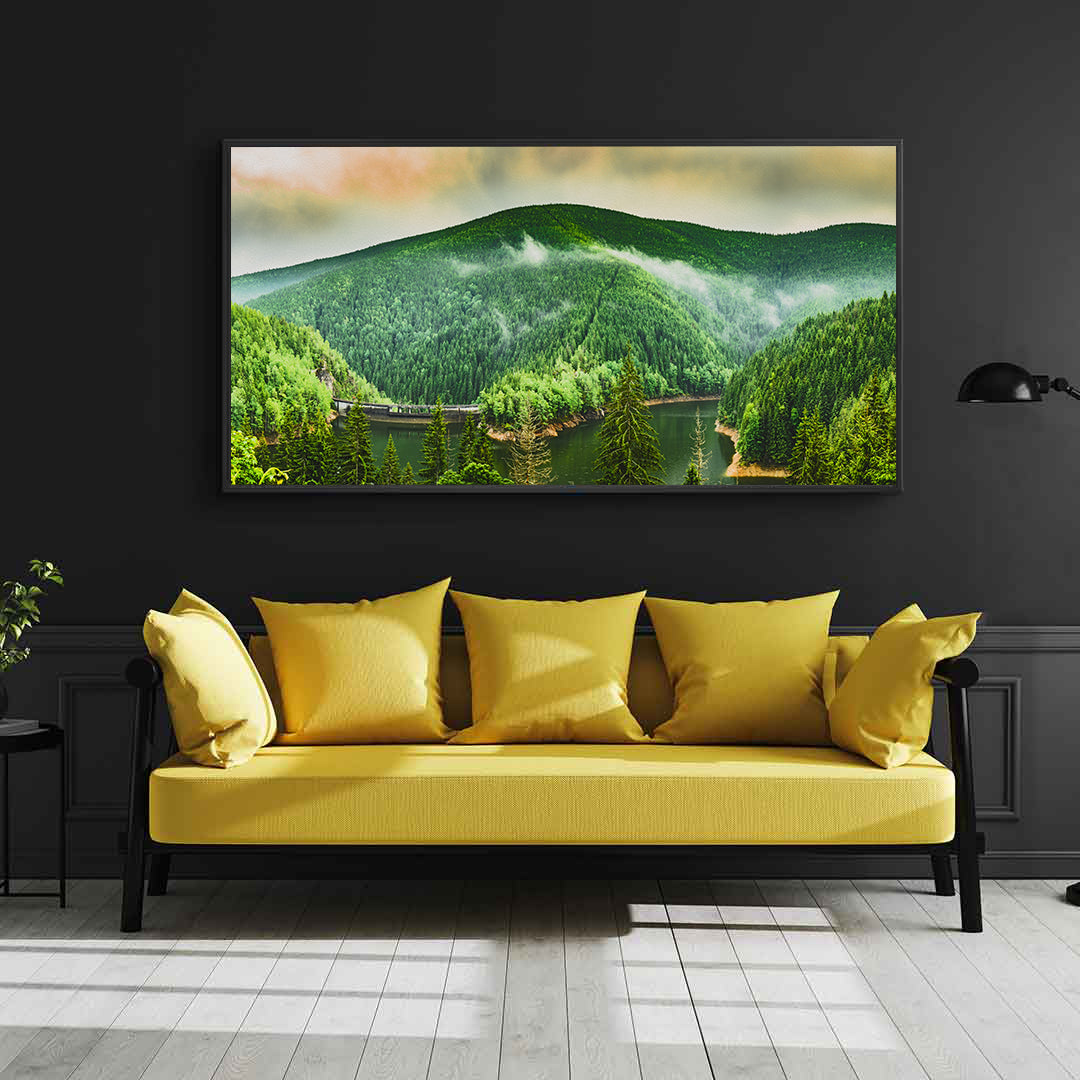 Tablou Canvas - Pădure Verde Peisaj
