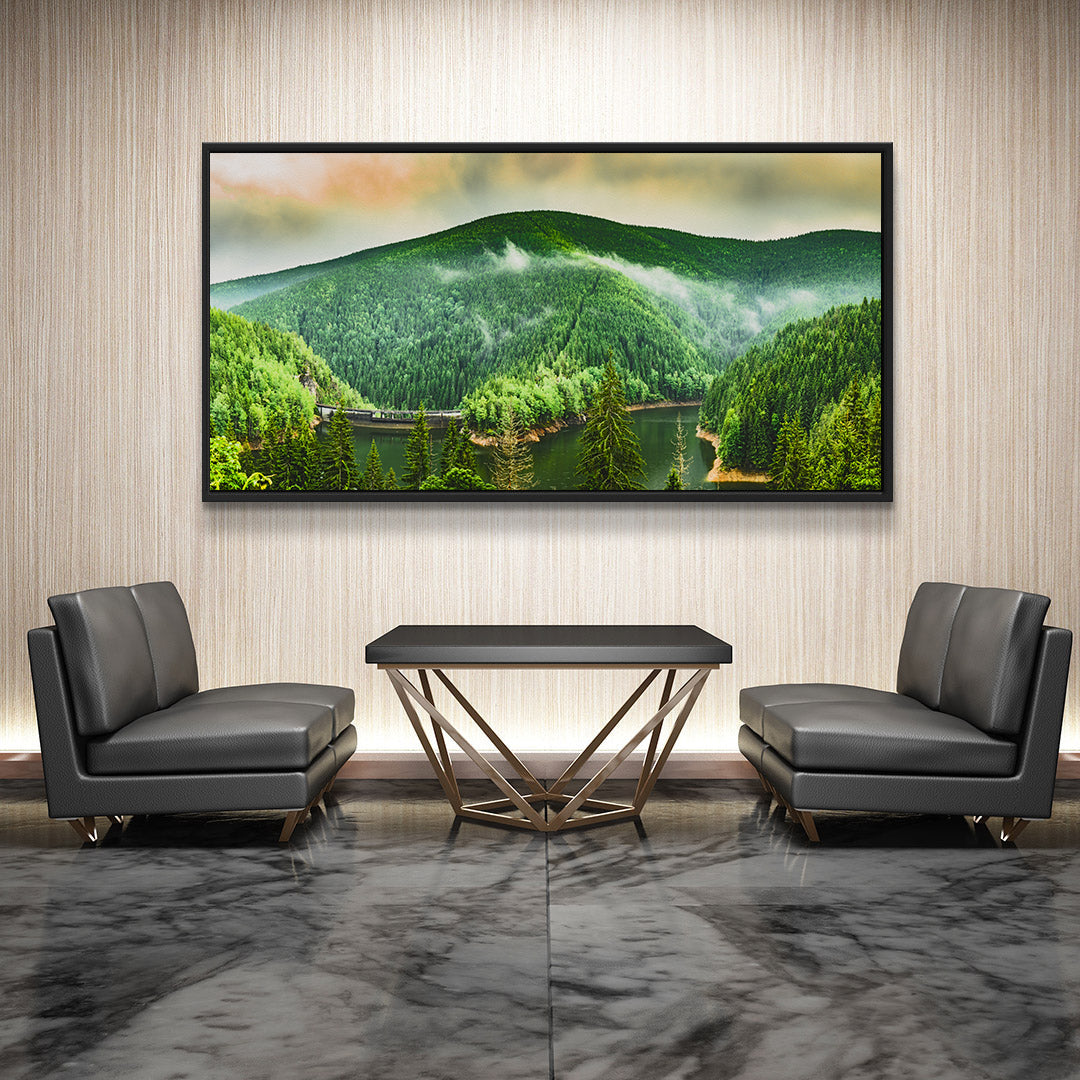 Tablou Canvas - Pădure Verde Peisaj