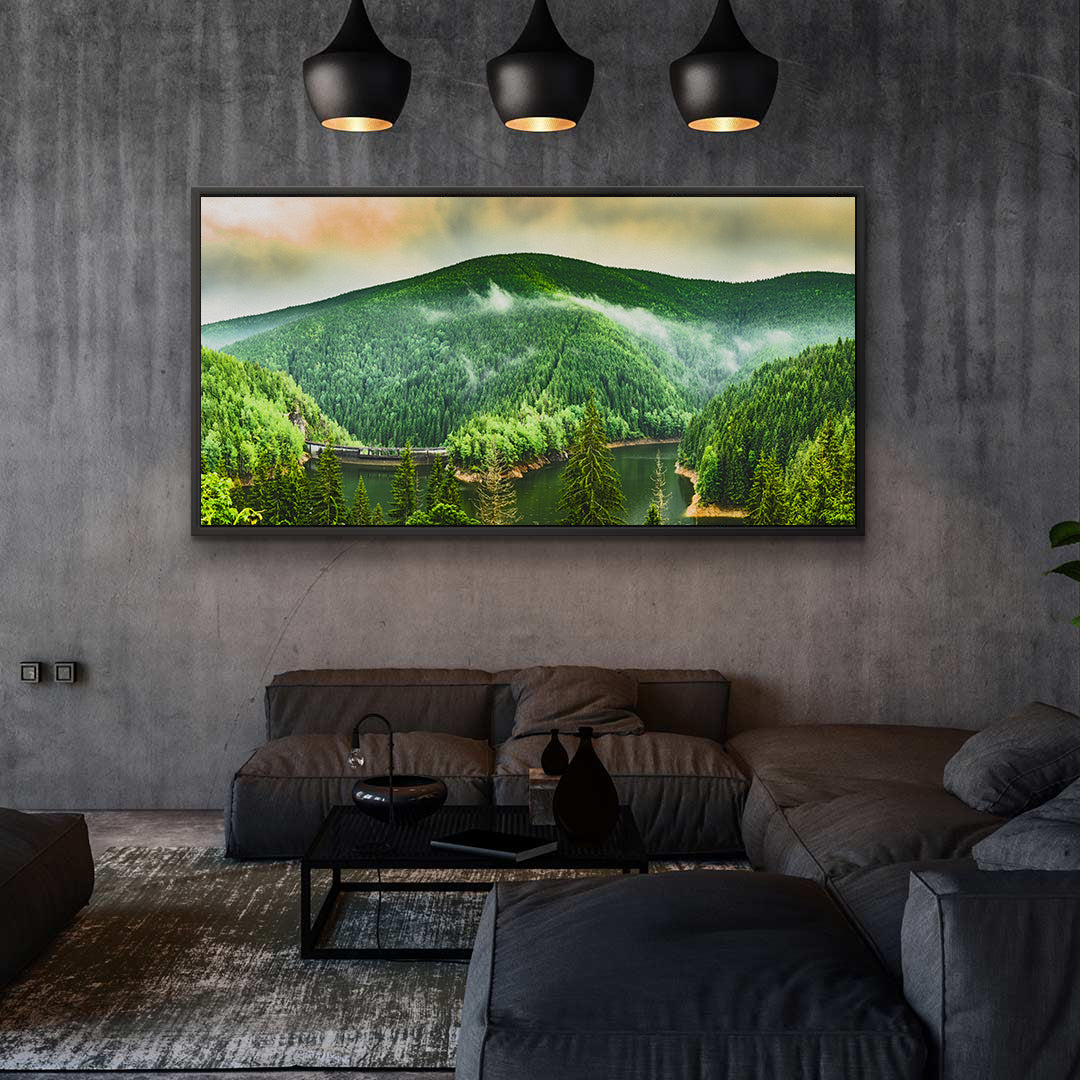 Tablou Canvas - Pădure Verde Peisaj