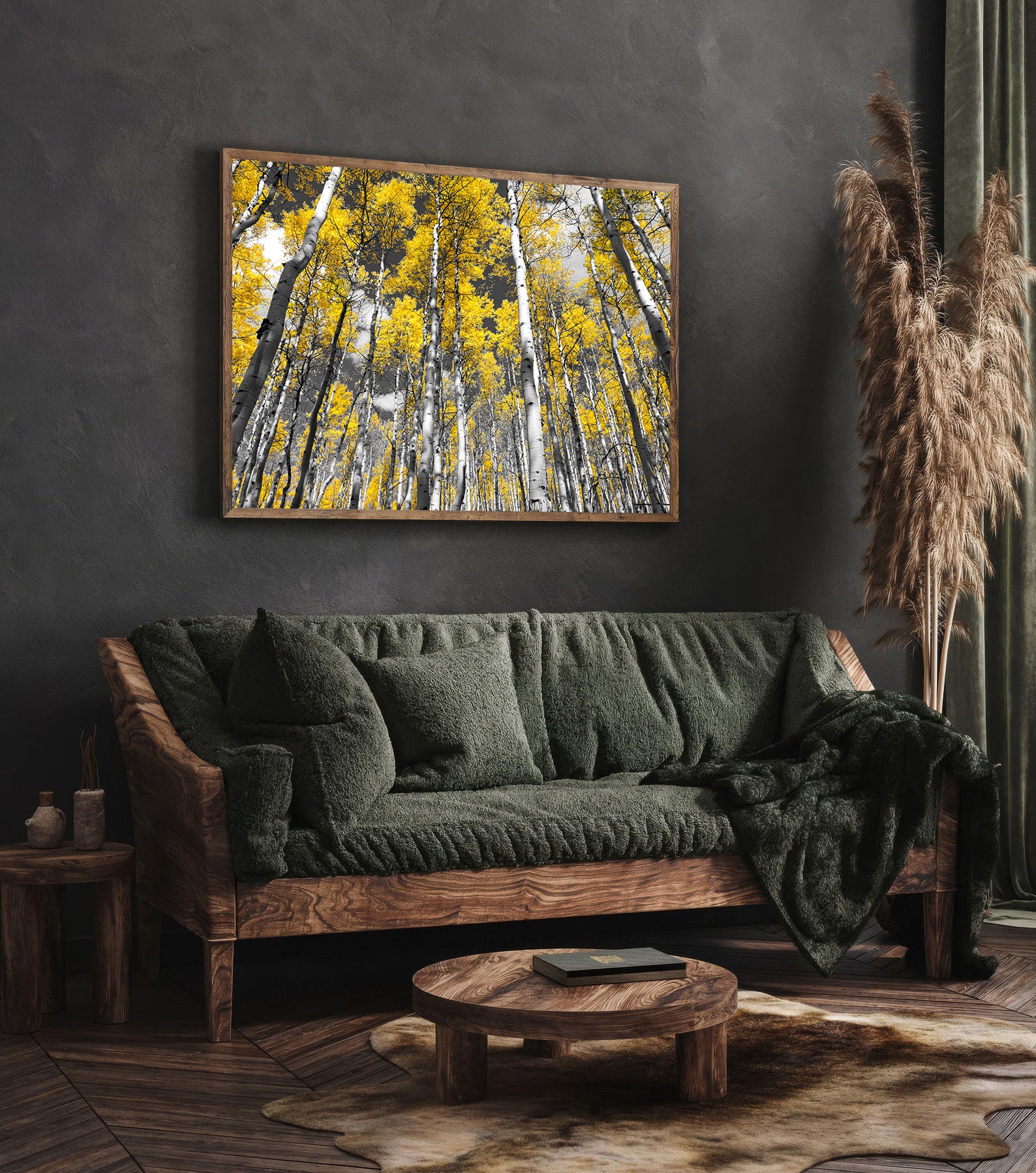 Tablou Canvas - Mesteceni Înalți