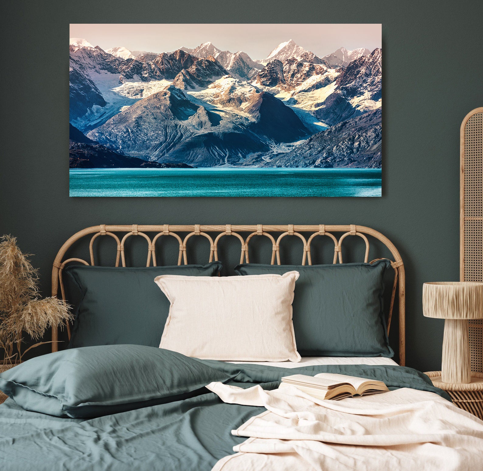 Peinture sur toile - Paysage de montagne