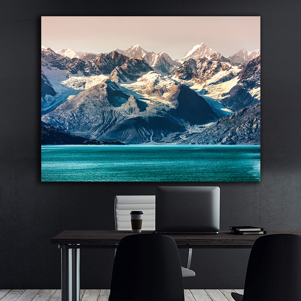 Leinwandbild - Berglandschaft