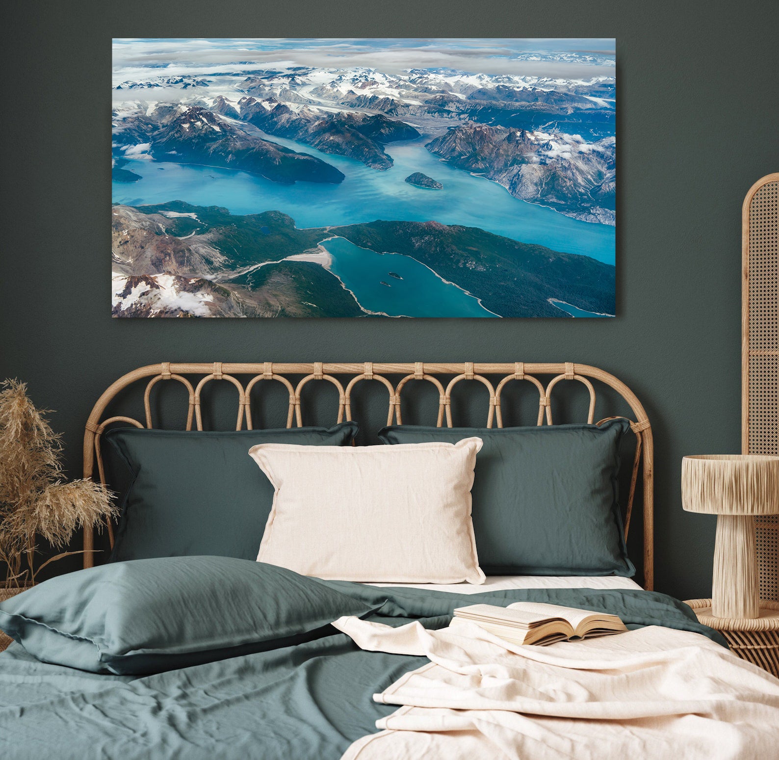 Peinture sur toile - Paysage de montagne