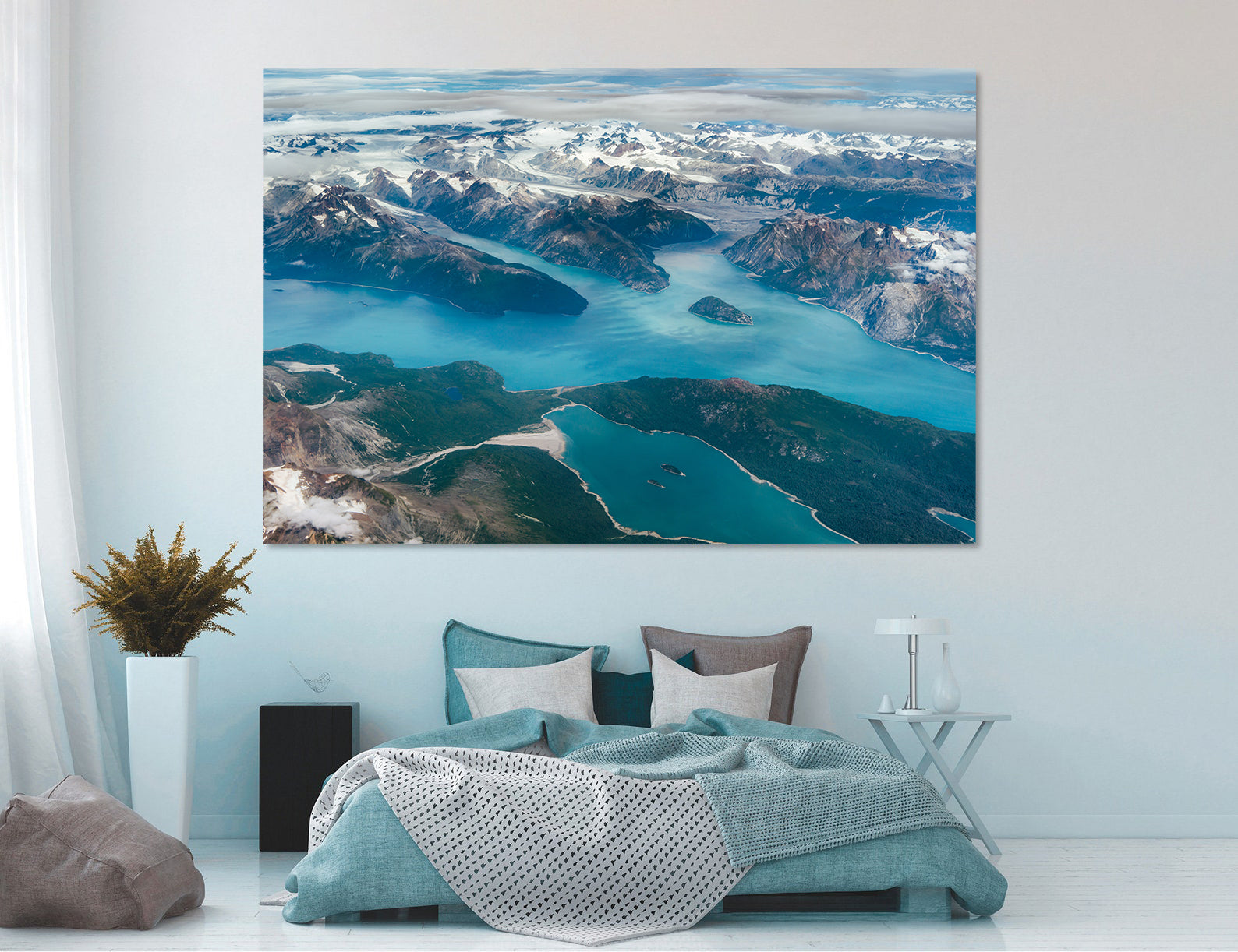 Peinture sur toile - Paysage de montagne