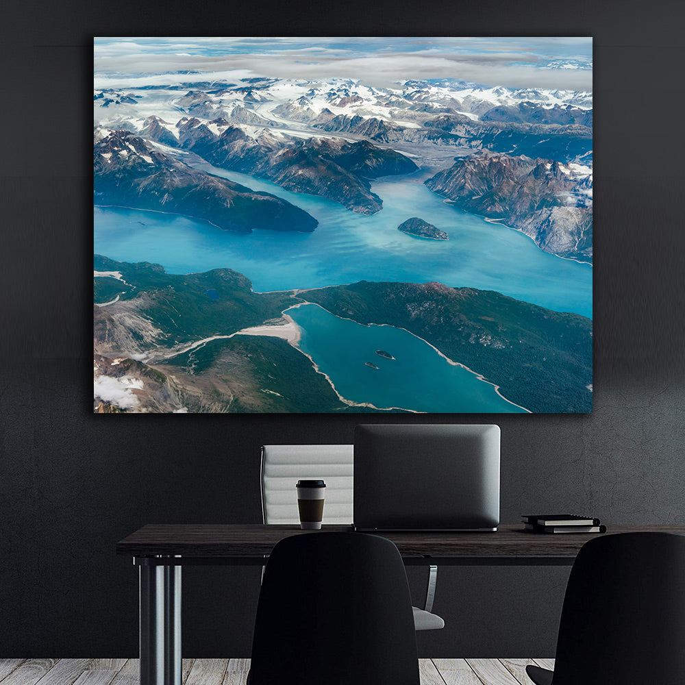 Leinwandbild - Berglandschaft