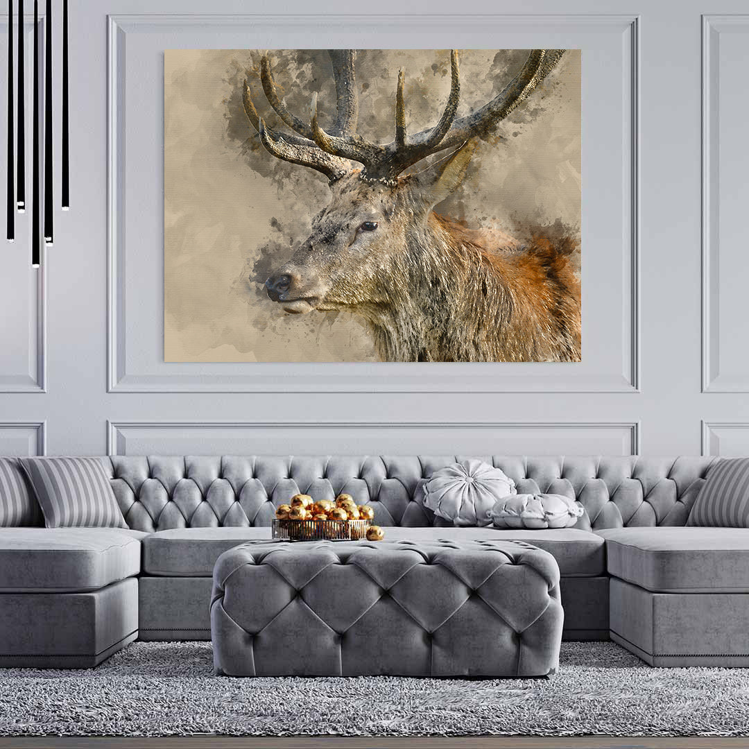 Tablou Canvas - Cerb Portret