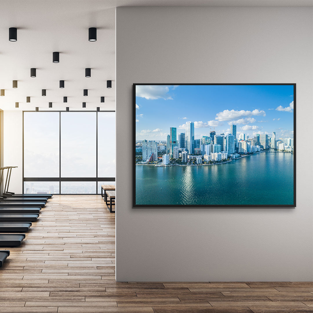 Leinwandgemälde - Brickell Key Landschaft