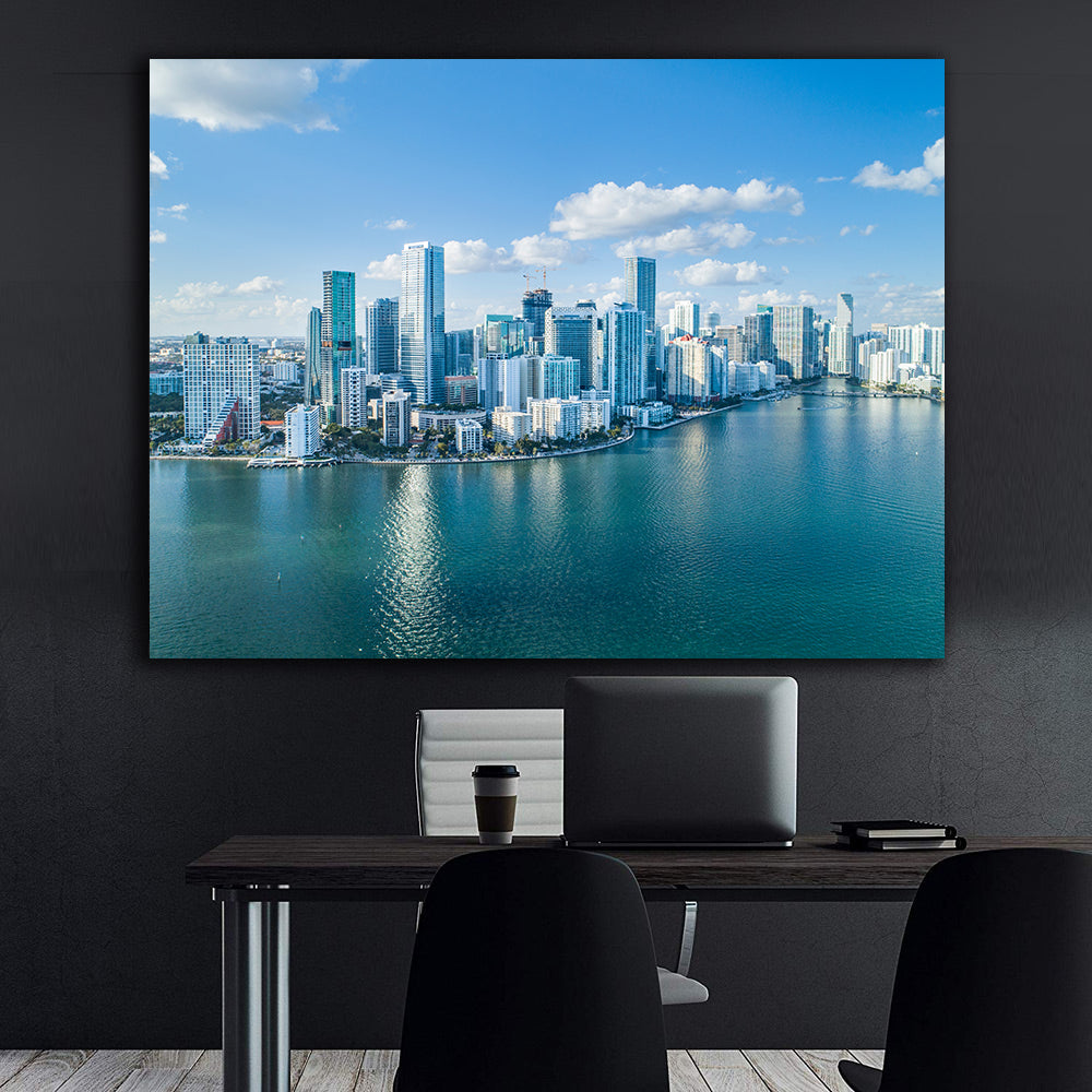 Leinwandgemälde - Brickell Key Landschaft