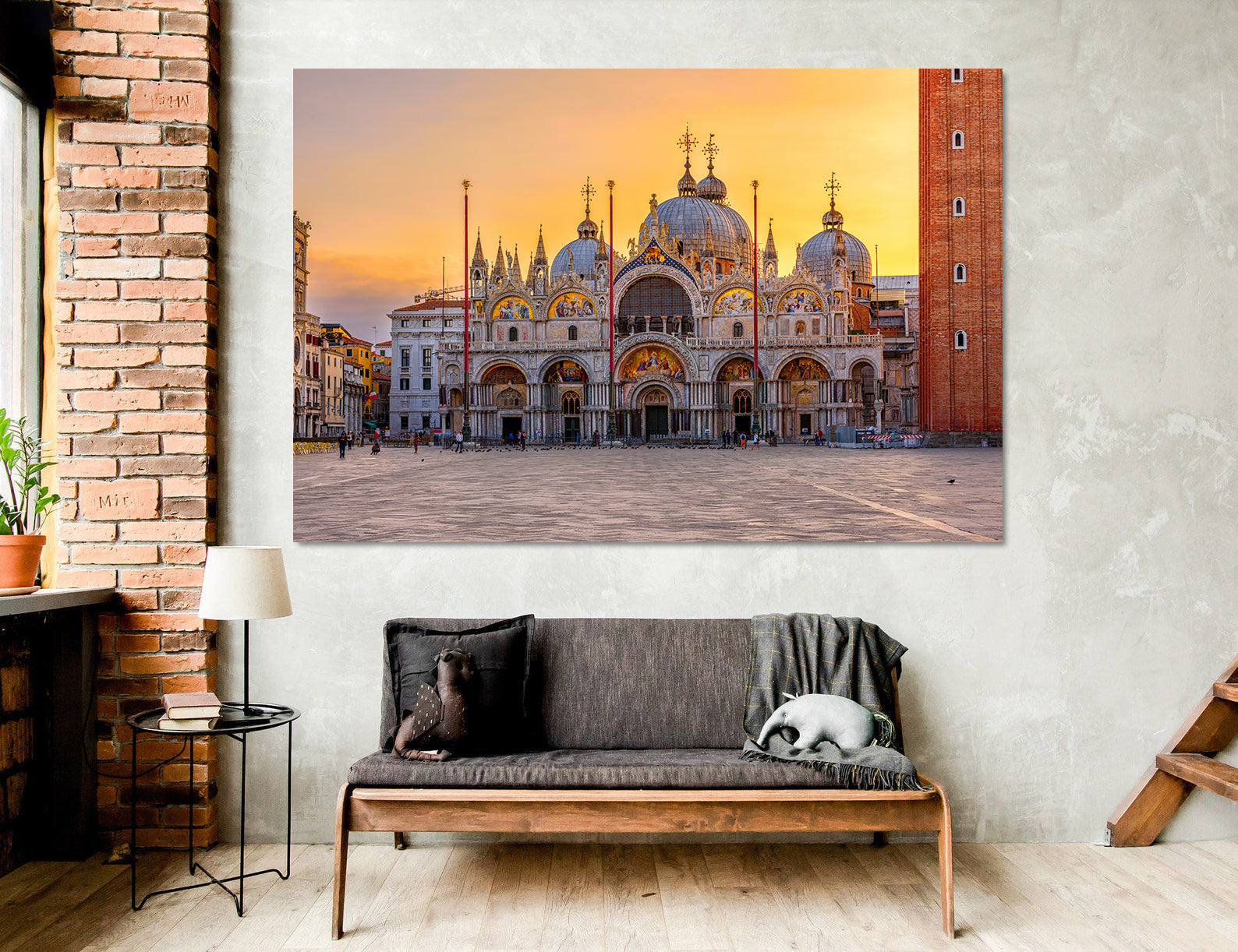 Leinwandbild - Markusdom in der Schweiz