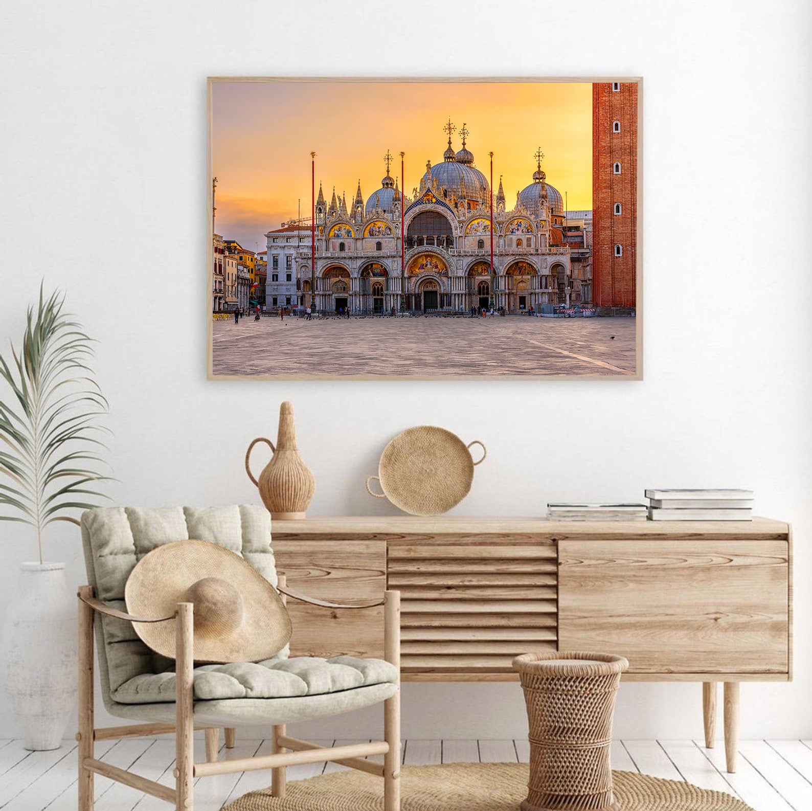 Leinwandbild - Markusdom in der Schweiz