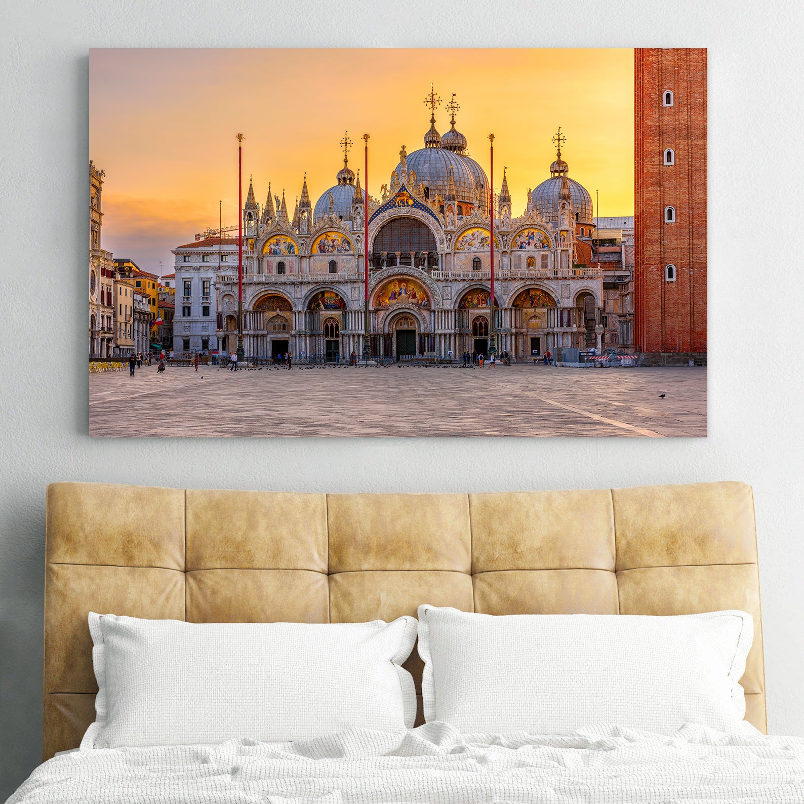 Leinwandbild - Markusdom in der Schweiz