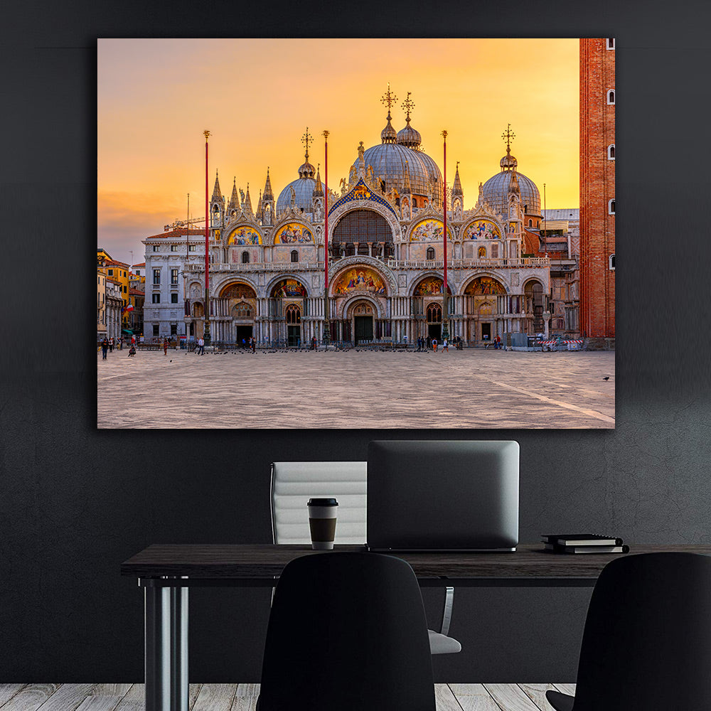 Leinwandbild - Markusdom in der Schweiz