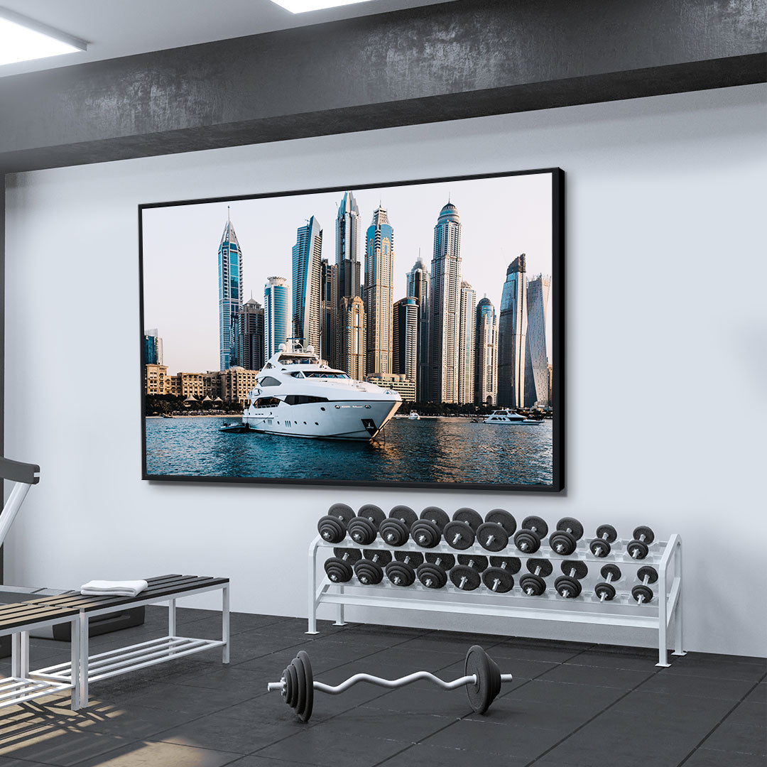 Leinwandbild - Yacht in Dubai