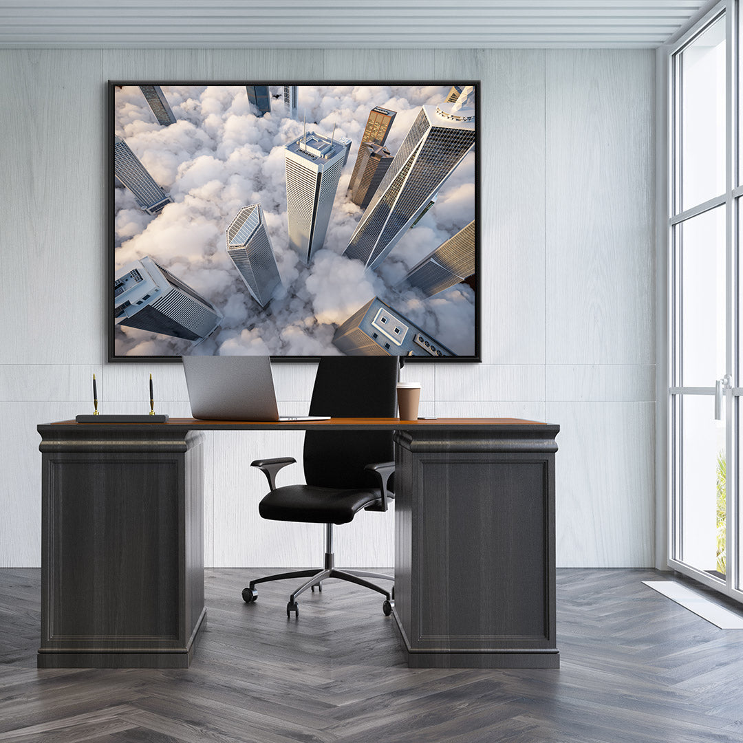 Leinwandbild - Wolkenkratzer