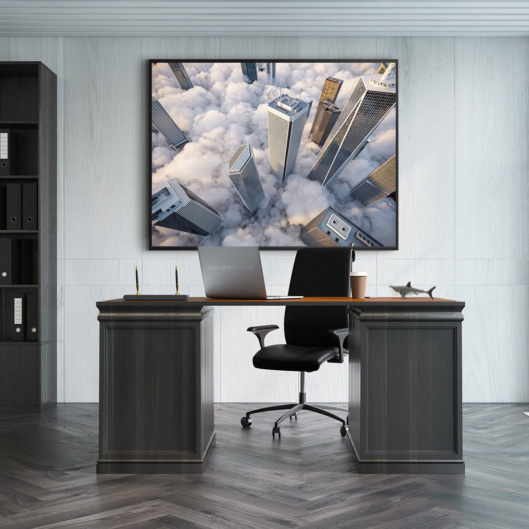 Peinture sur toile - Gratte-ciel