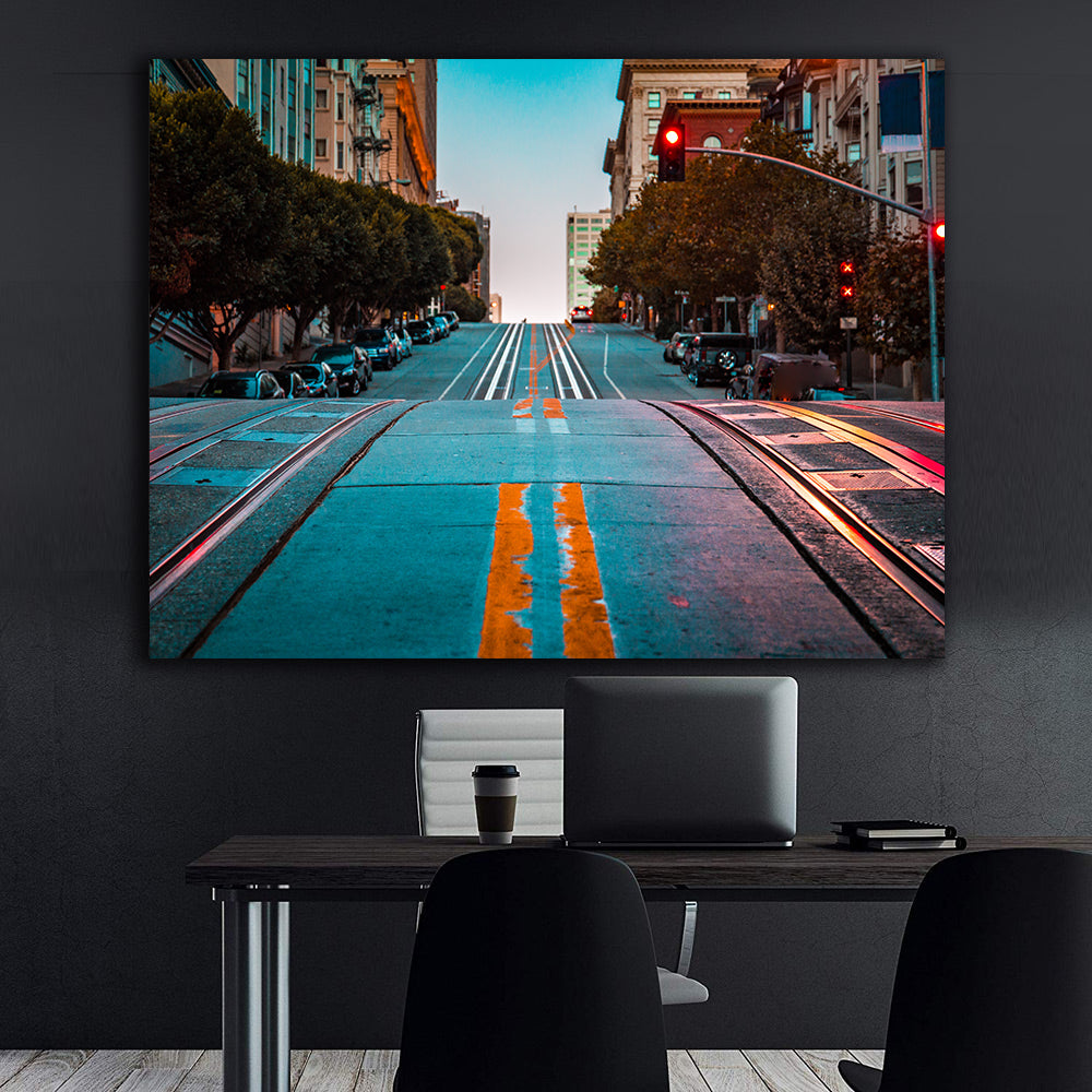 Leinwandgemälde - Stadtstraßen