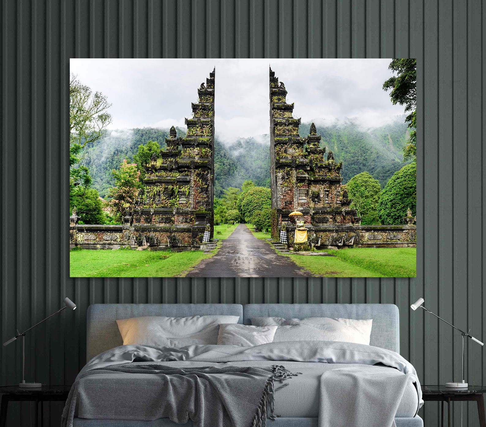 Peinture sur toile – La porte de la forêt