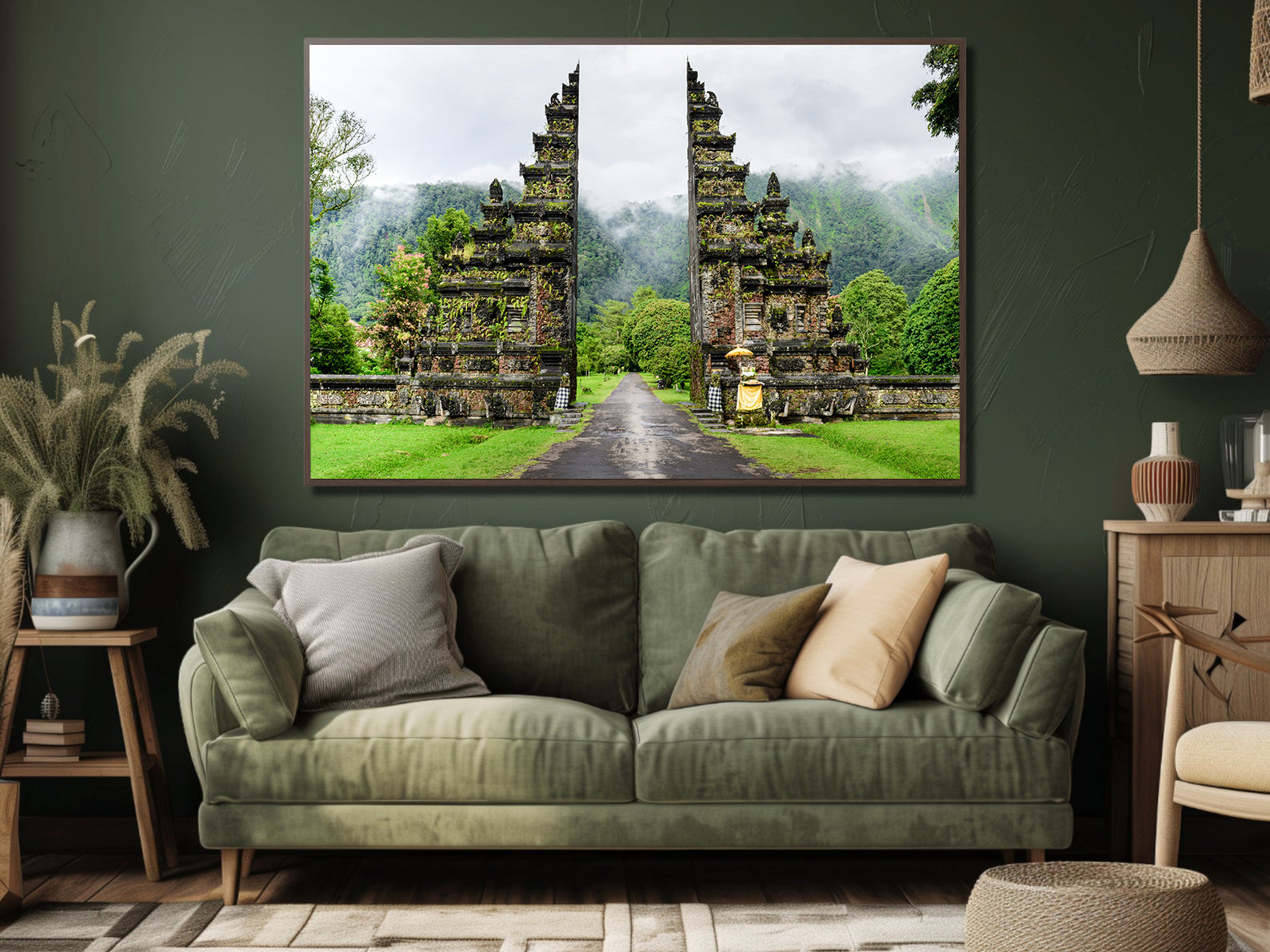 Leinwandbild - Tor zum Wald