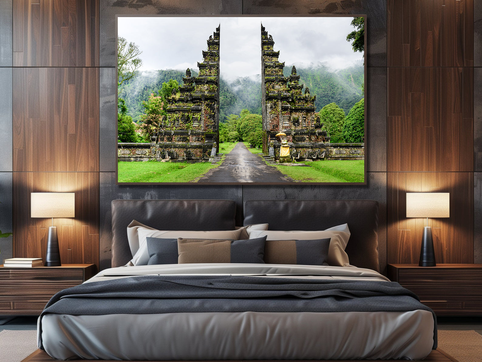 Peinture sur toile – La porte de la forêt