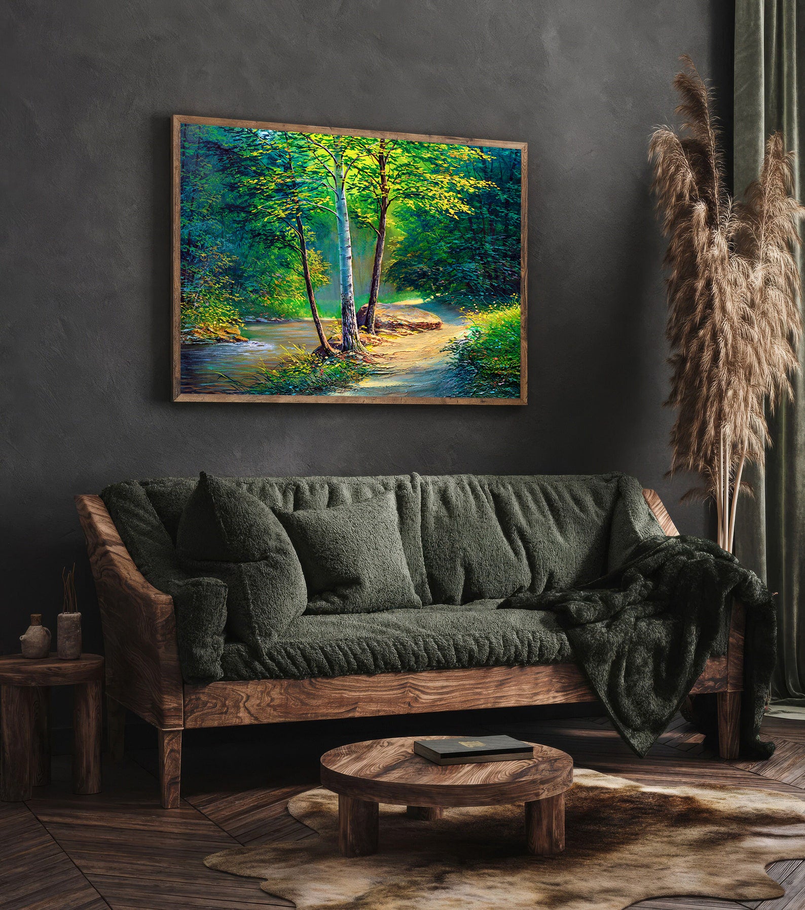 Leinwandgemälde - Waldlandschaft