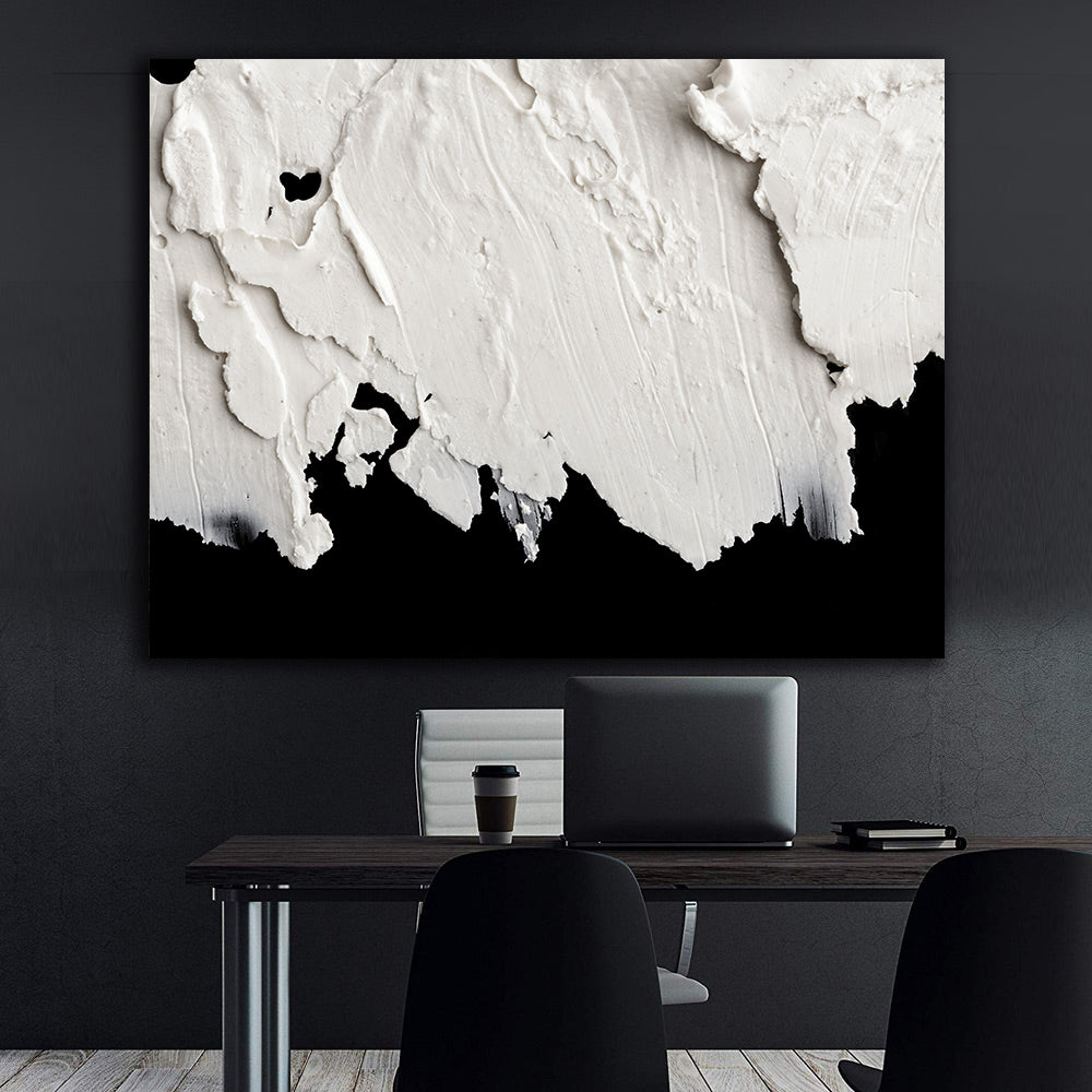 Tablou Canvas - Abstract Alb Negru