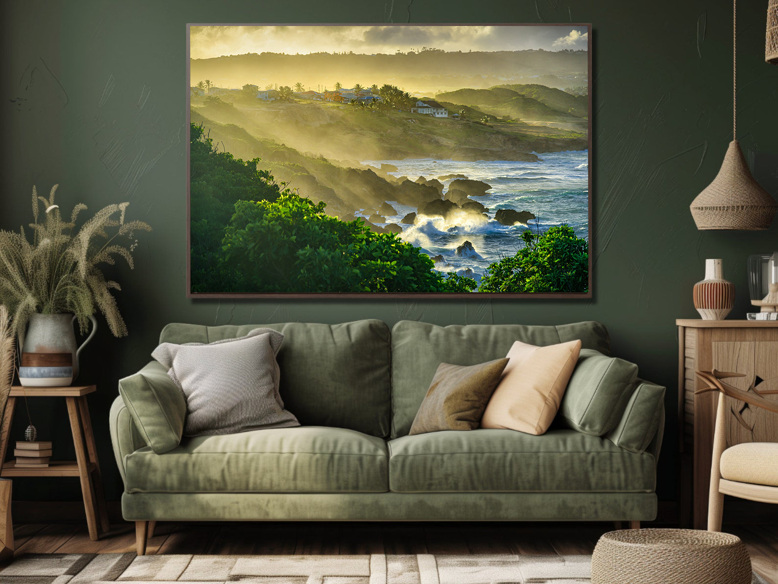 Peinture sur toile - Paysage marin