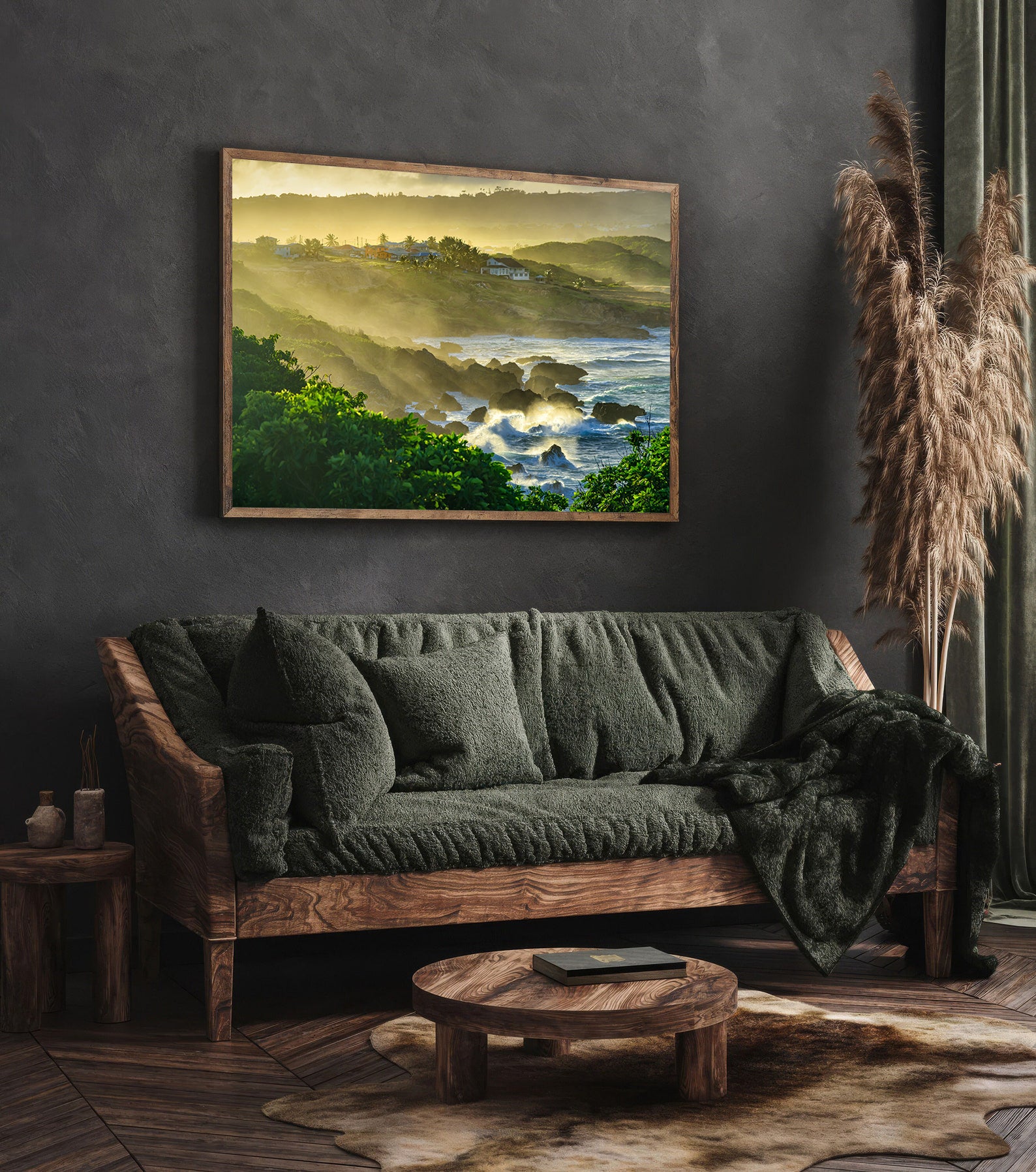 Peinture sur toile - Paysage marin