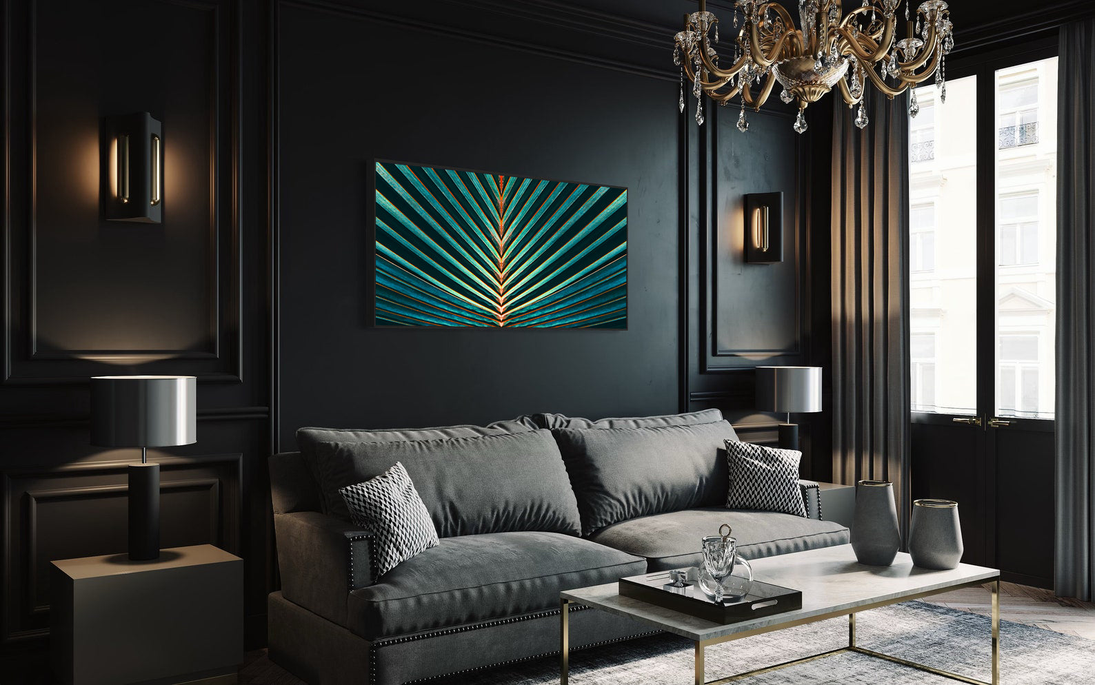 Tablou Canvas - Frunză Verde