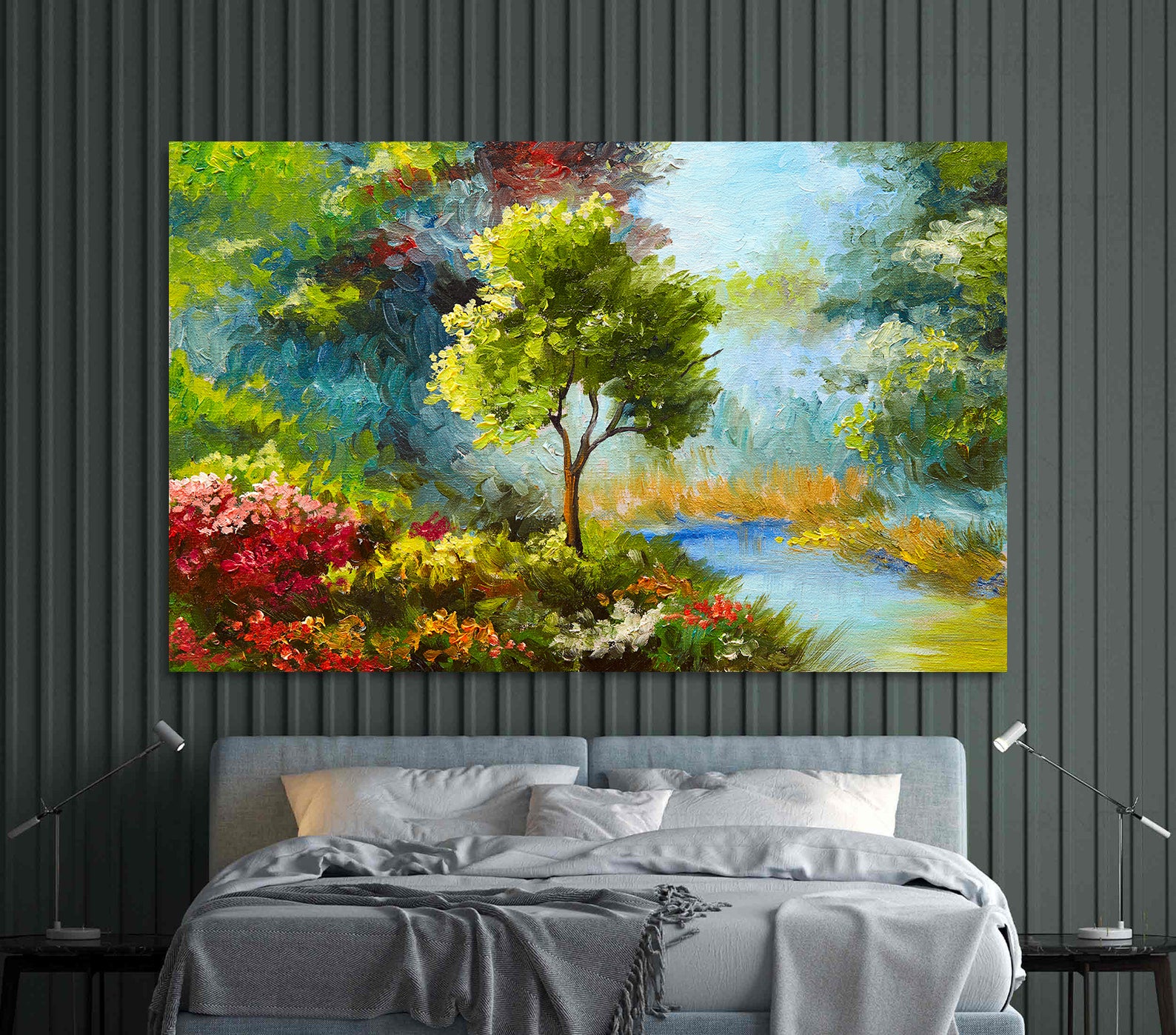 Leinwandgemälde - Waldlandschaft