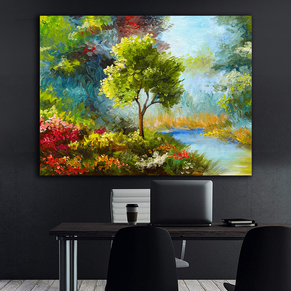 Leinwandgemälde - Waldlandschaft