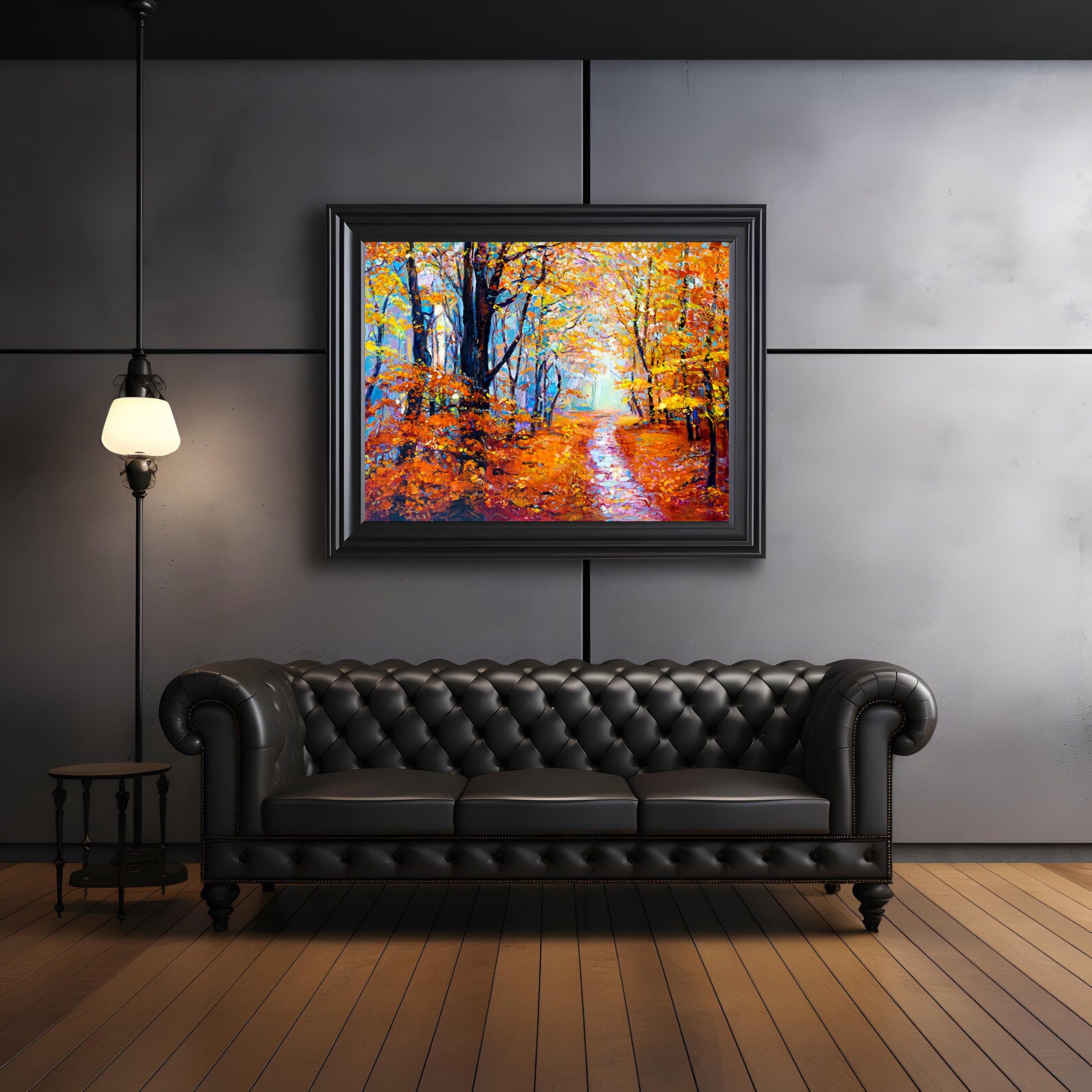 Peinture sur toile - Automne dans la forêt