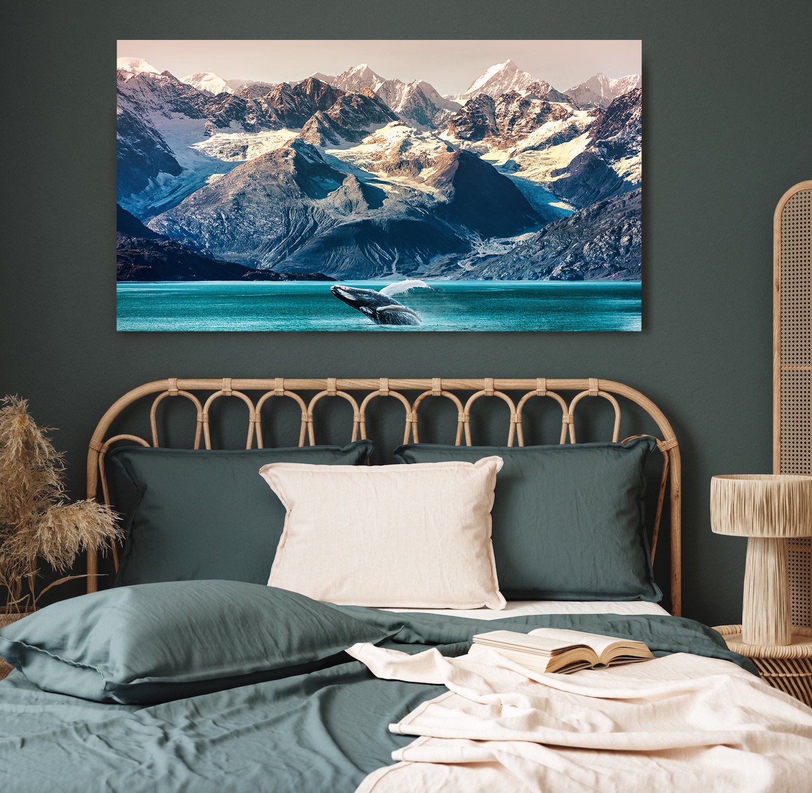 Leinwandbild - Berglandschaft