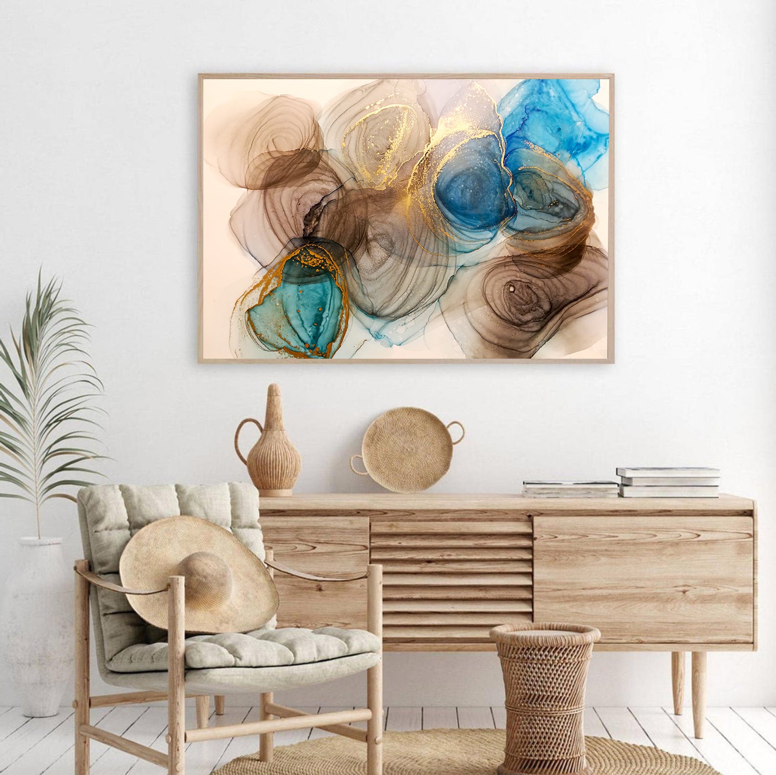 Leinwandgemälde - Abstrakte Farben