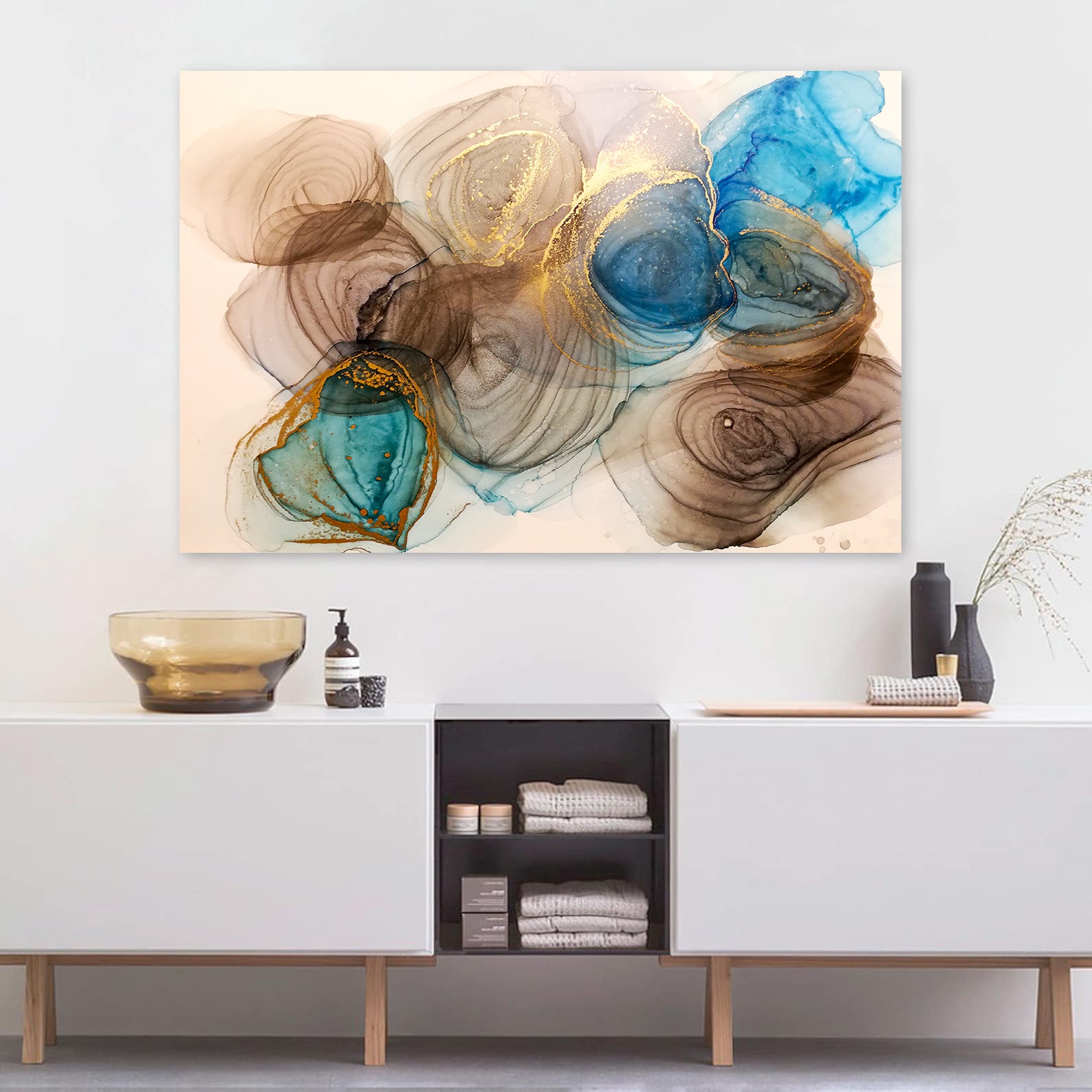 Leinwandgemälde - Abstrakte Farben