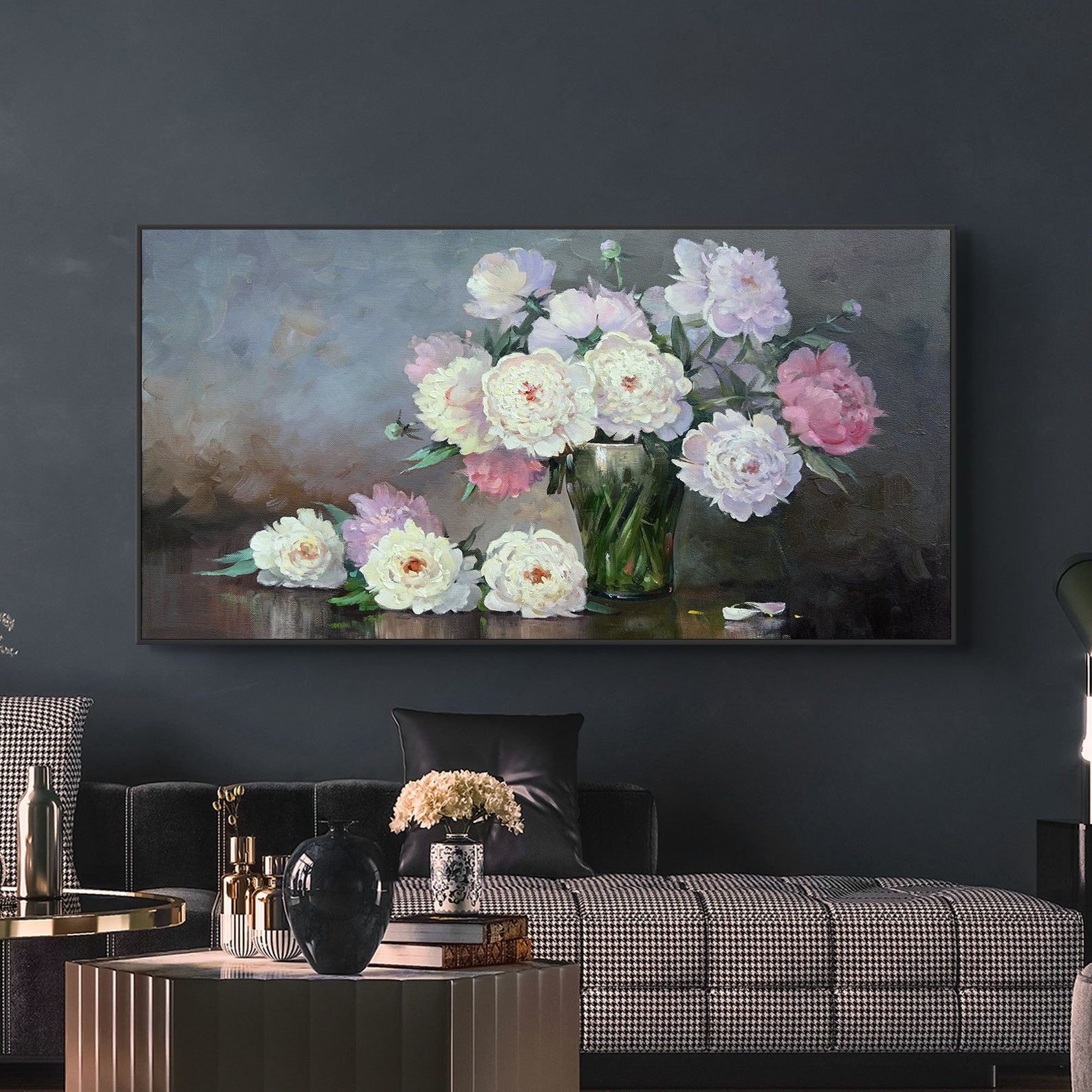 Leinwandgemälde - Blumen in einer Vase