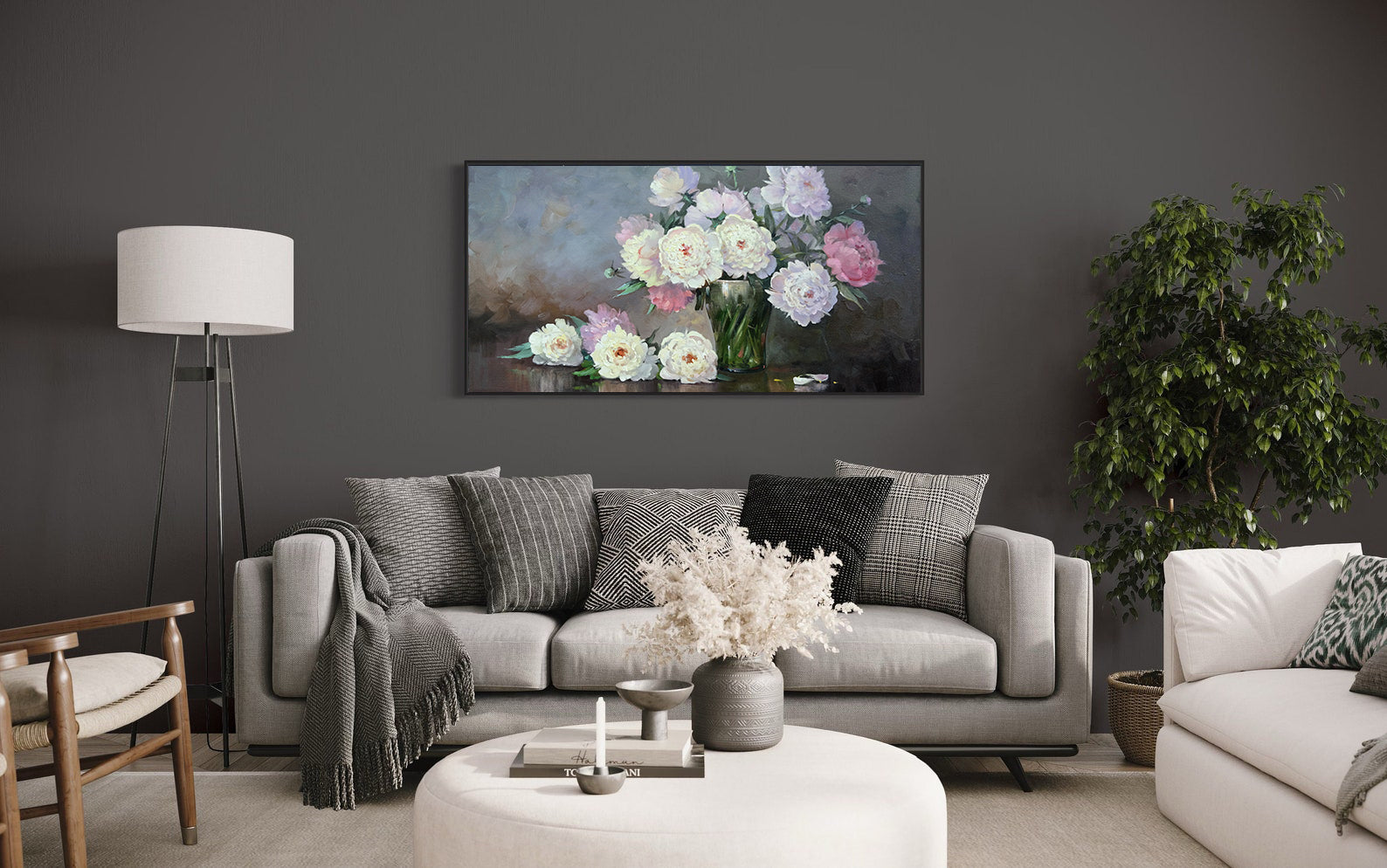 Leinwandgemälde - Blumen in einer Vase