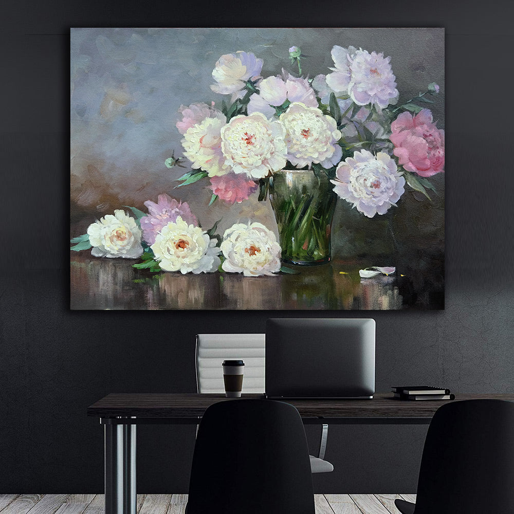 Leinwandgemälde - Blumen in einer Vase