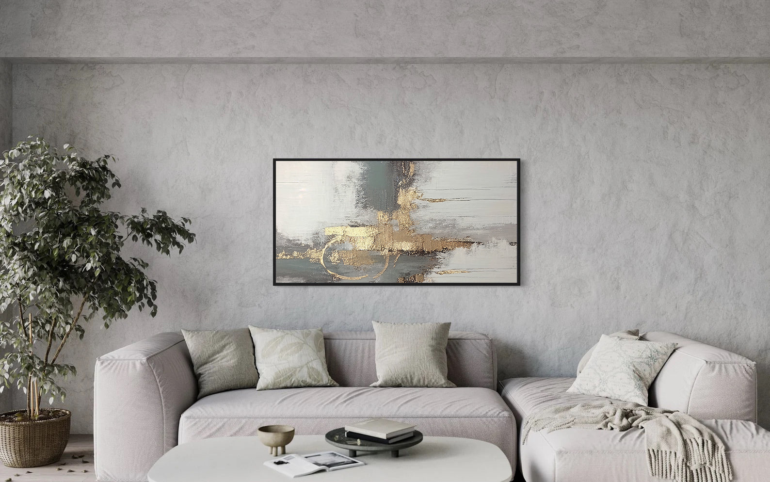 Leinwandgemälde - Abstrakte Farben