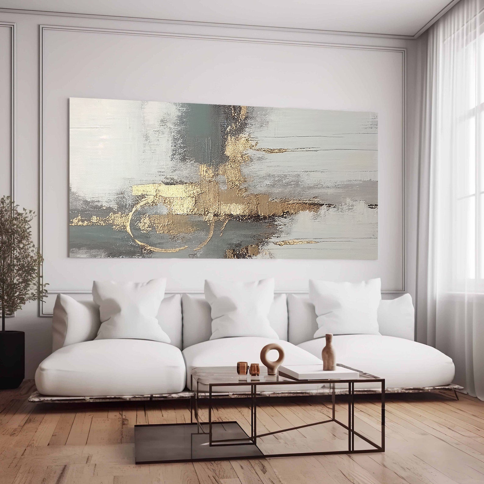 Leinwandgemälde - Abstrakte Farben