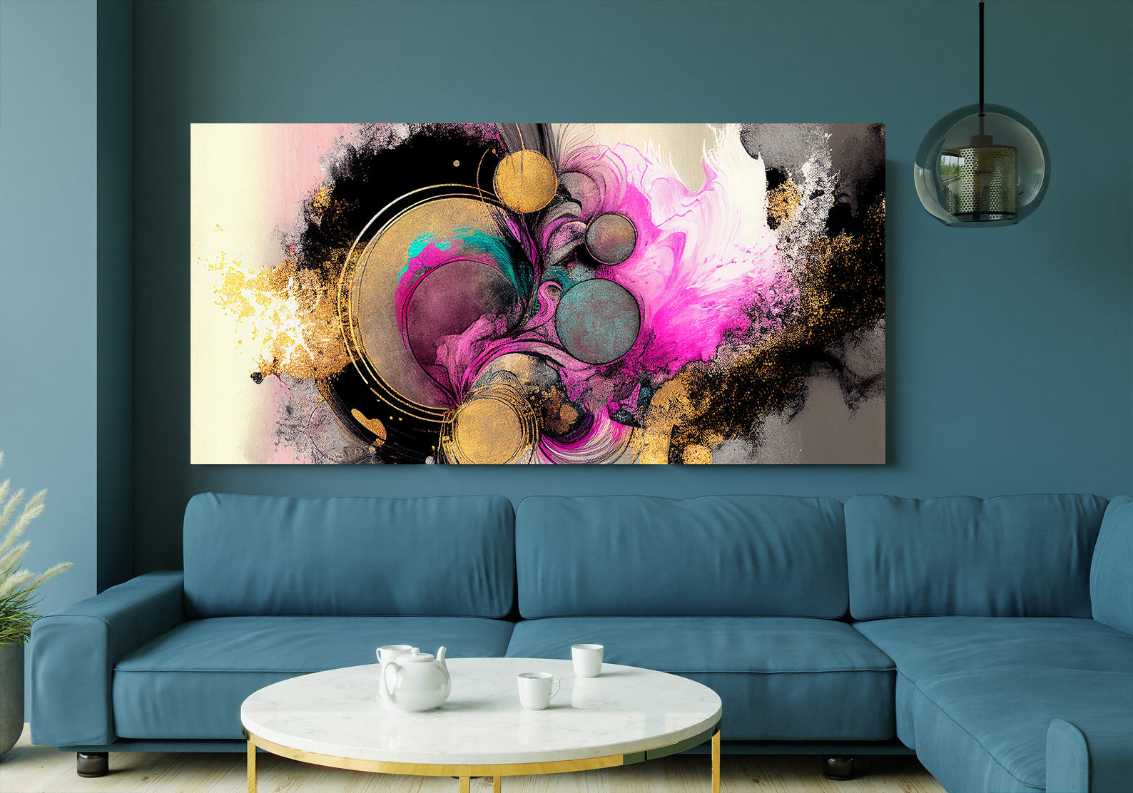 Leinwandgemälde - Abstrakte Farben