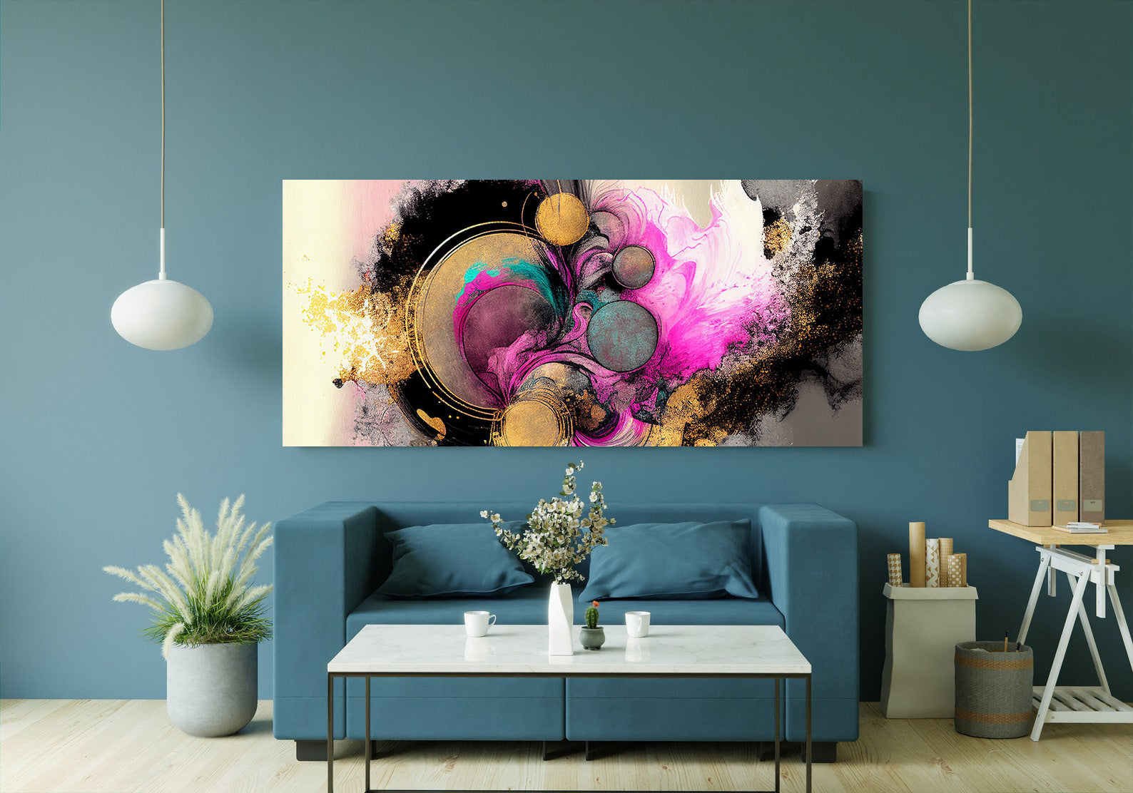 Leinwandgemälde - Abstrakte Farben