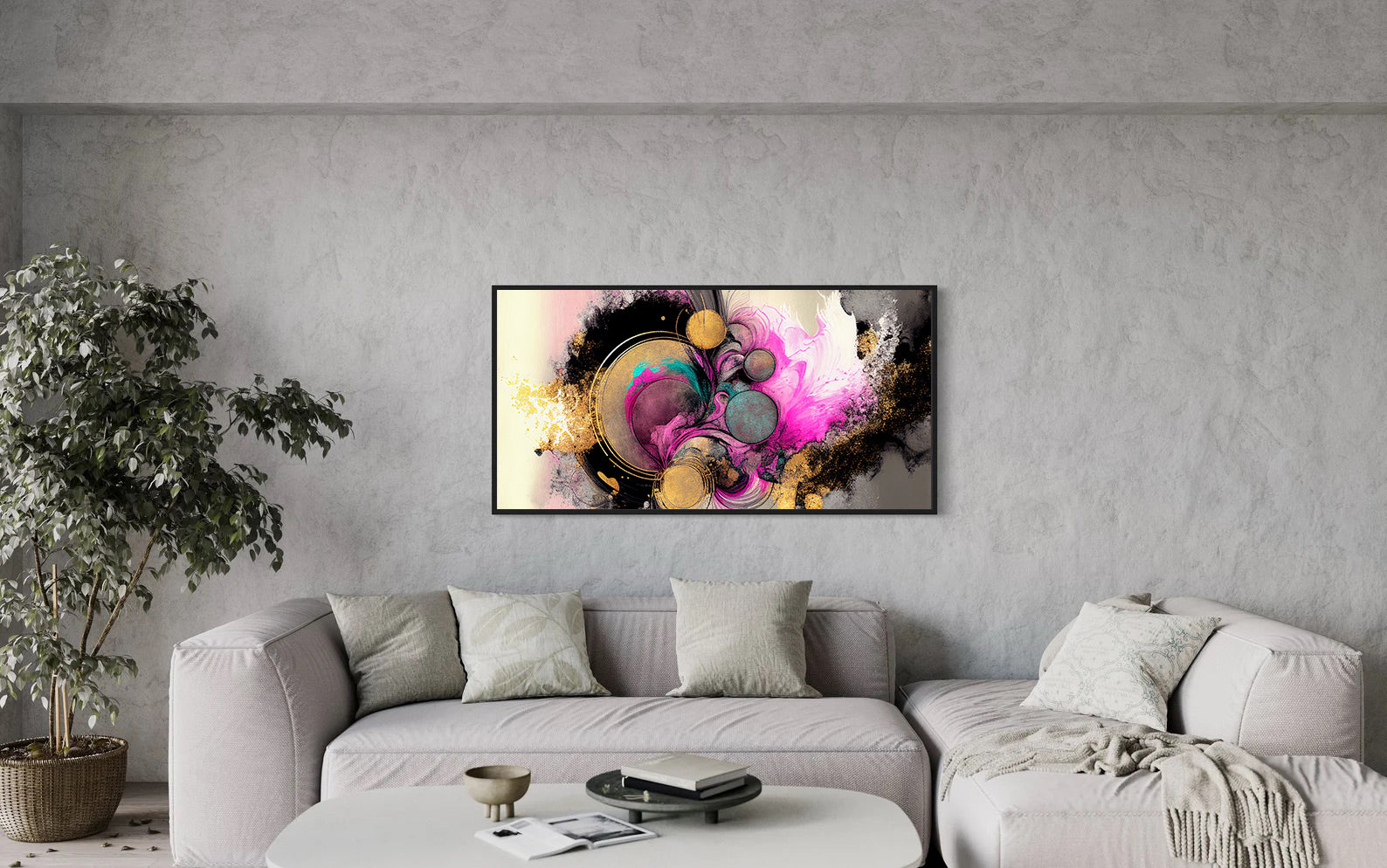 Leinwandgemälde - Abstrakte Farben